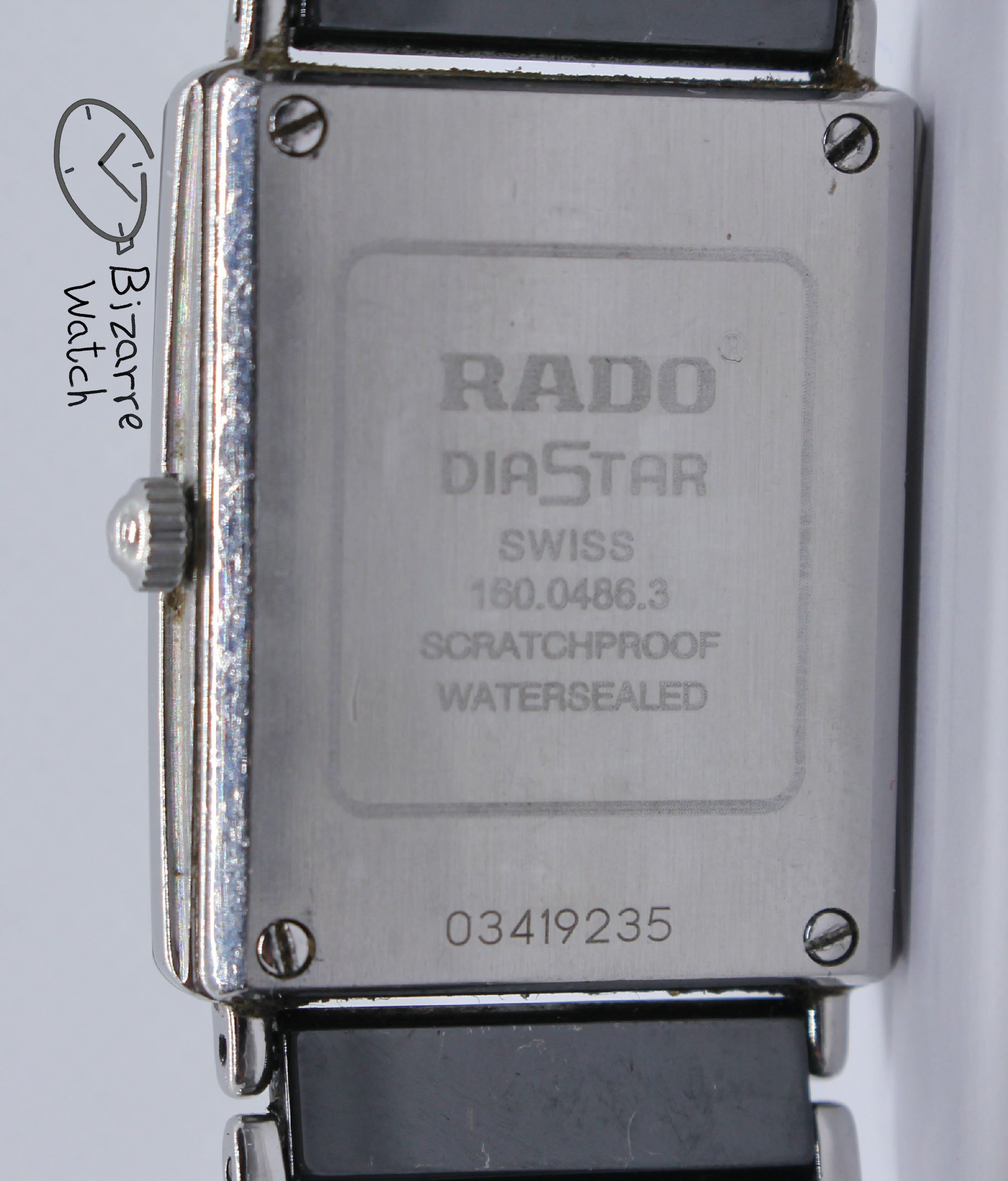 caseback Scratchproof Rado jubile jubilee Jubilé Black Ceramic Diastar Integral 160.0486.3 Watch women men unisex bizarrewatch bizarre