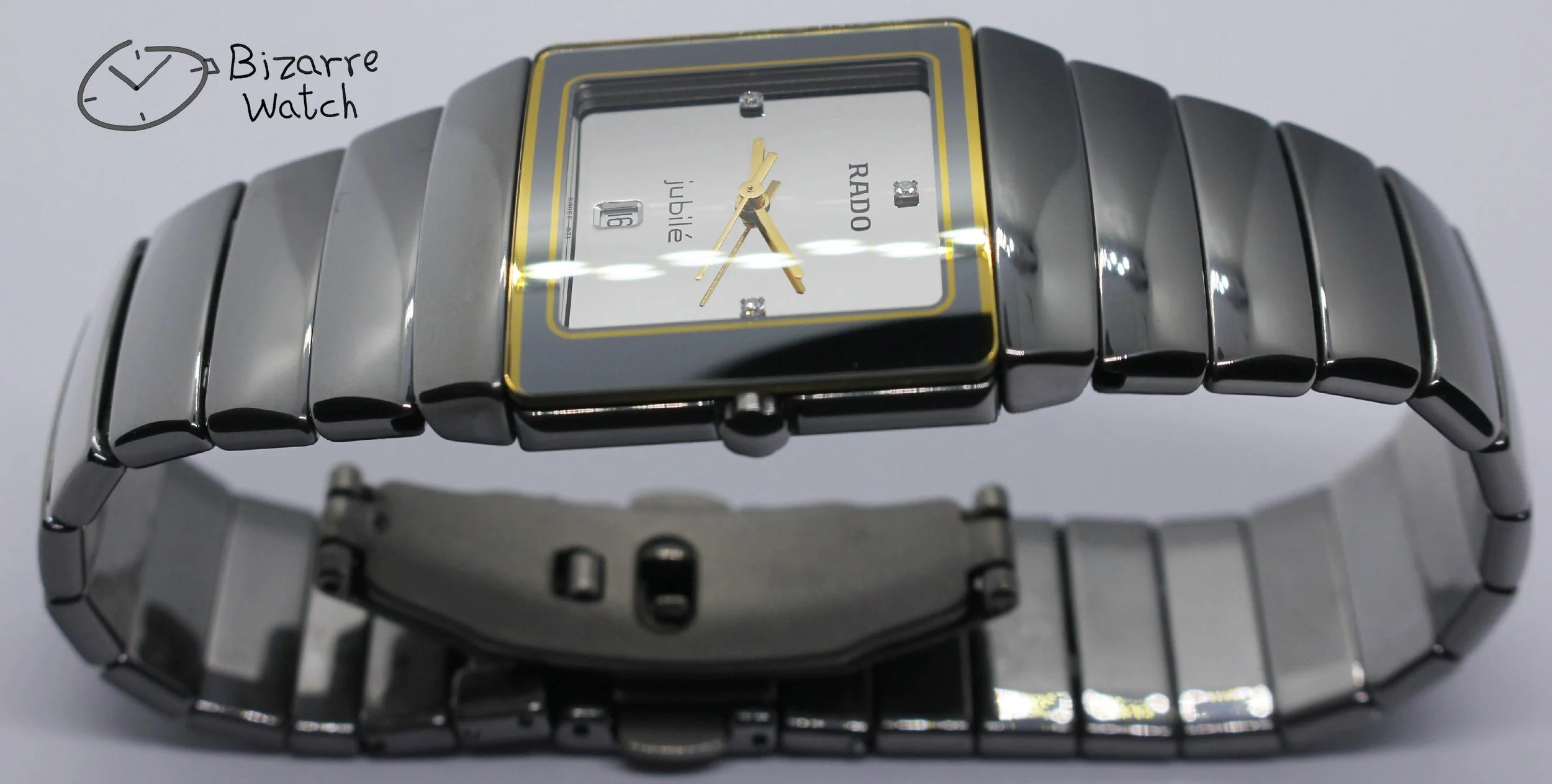 ساعة ساعه حريمي رجالي رادو سينترا جوبيلي جوبيلي جوبيلي فضية مرصعة بالألماس ألماس الماس 152.0332.3 سيراميك التيتانيومرجال نساء