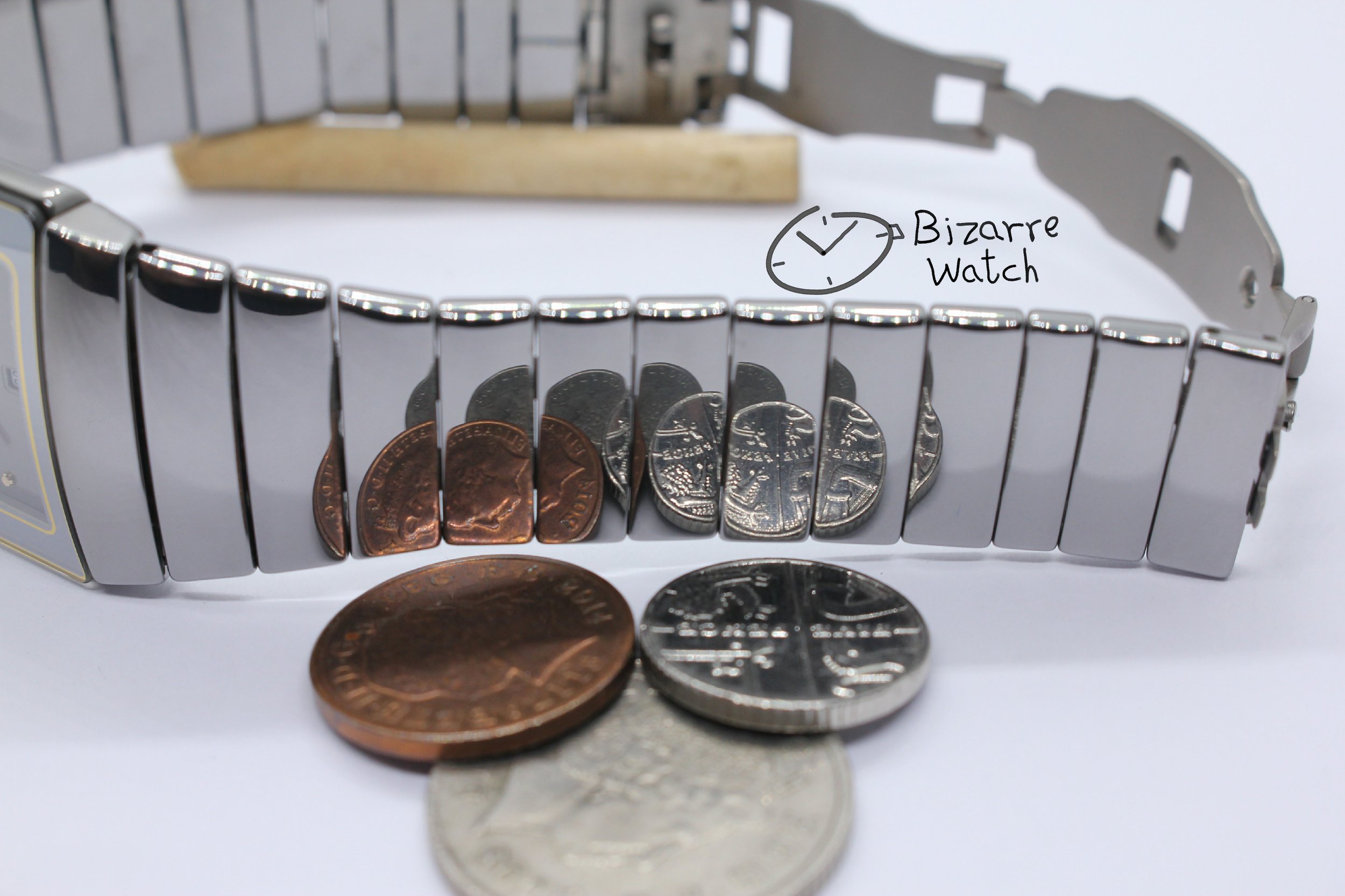 coin reflection mirror clasp 04151 bracelet links Rado Diastar Sintra Silver Dial 29mm 152.0332.3 Ceramic Titanium Watch bizarrewatch bizarre women men unisex