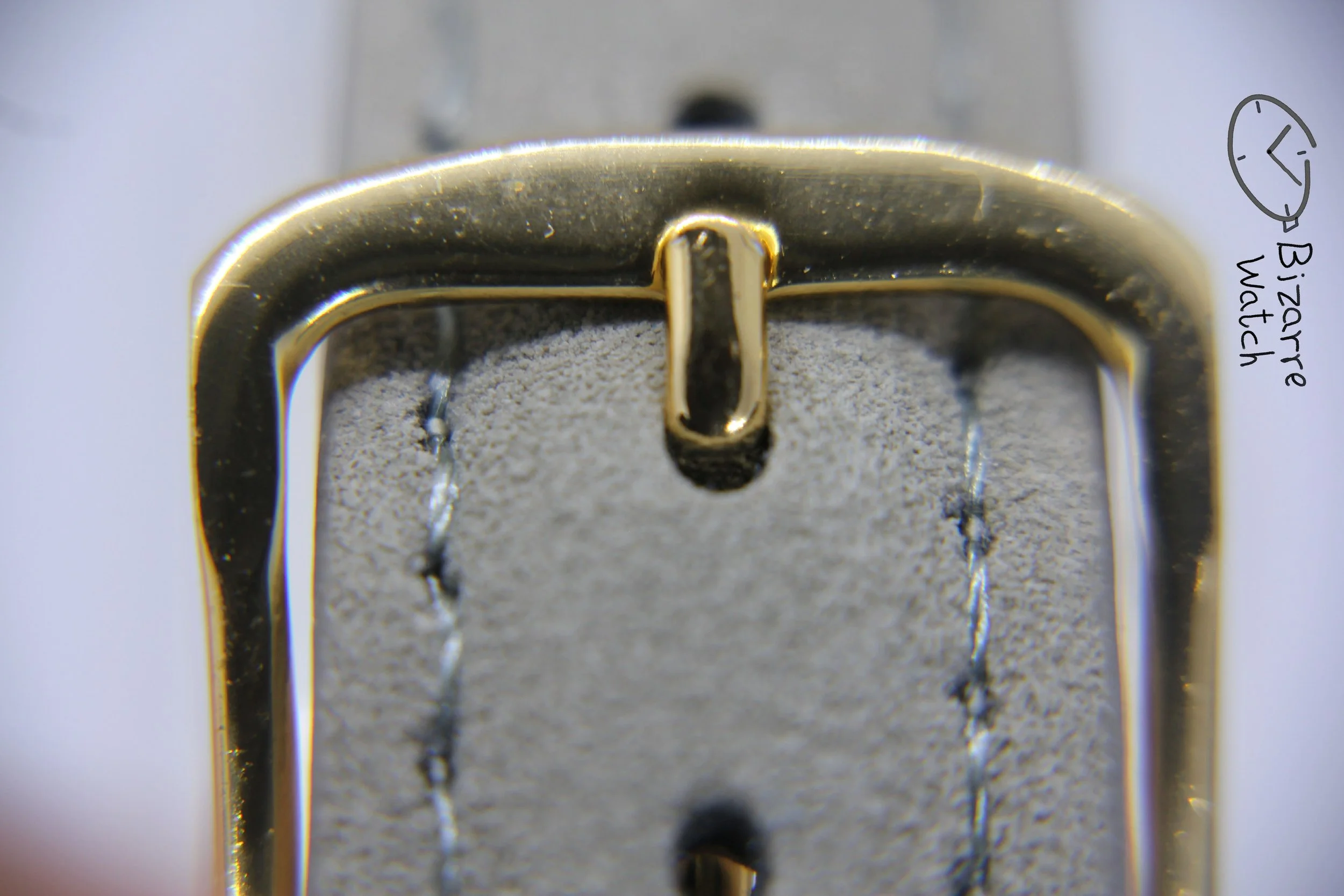 buckle band vintage goldplated Rado Florence 153.3455.2 Bevelled Sapphire Crystal Striped Dial Grey Strap Watch bizarre women unisex