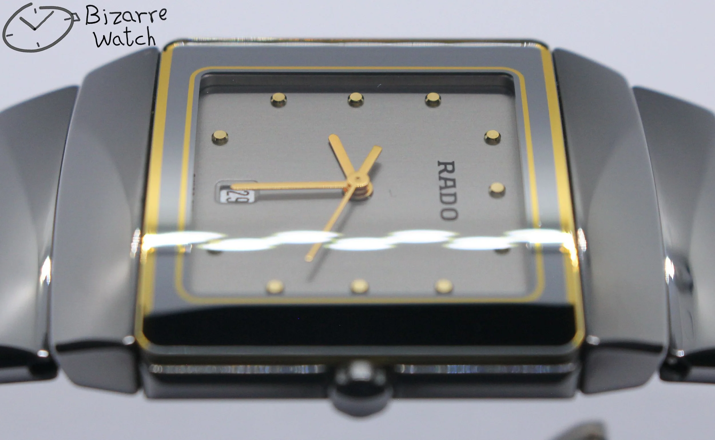 polarised lens polarized view Rado Diastar Sintra Silver Dial 29mm 152.0332.3 Ceramic Titanium Watch bizarrewatch bizarre women men unisex