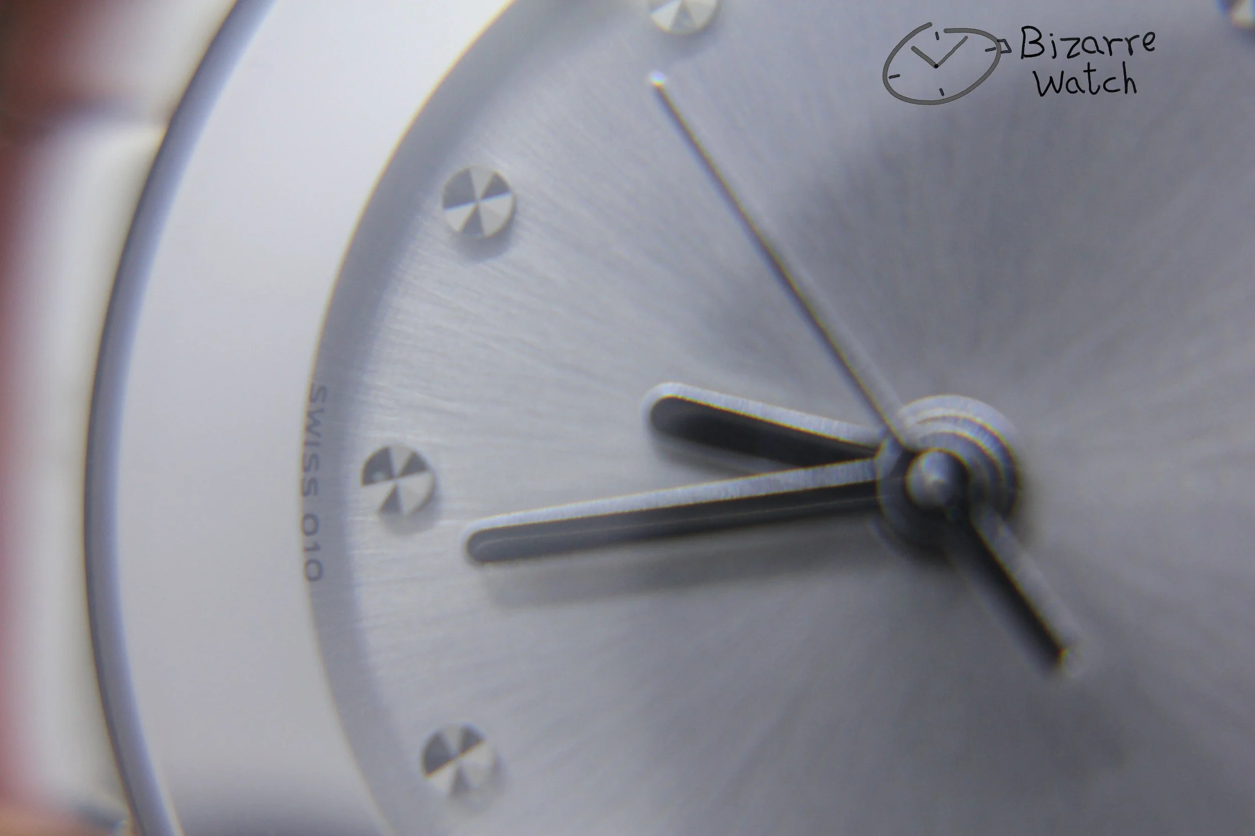 radial dial 010 hands logo stainless steel Ladies RADO Coupole Diastar Silver Ceramic 318.0549.3 Domed Sapphire Watch women bizarre bizarrewatch