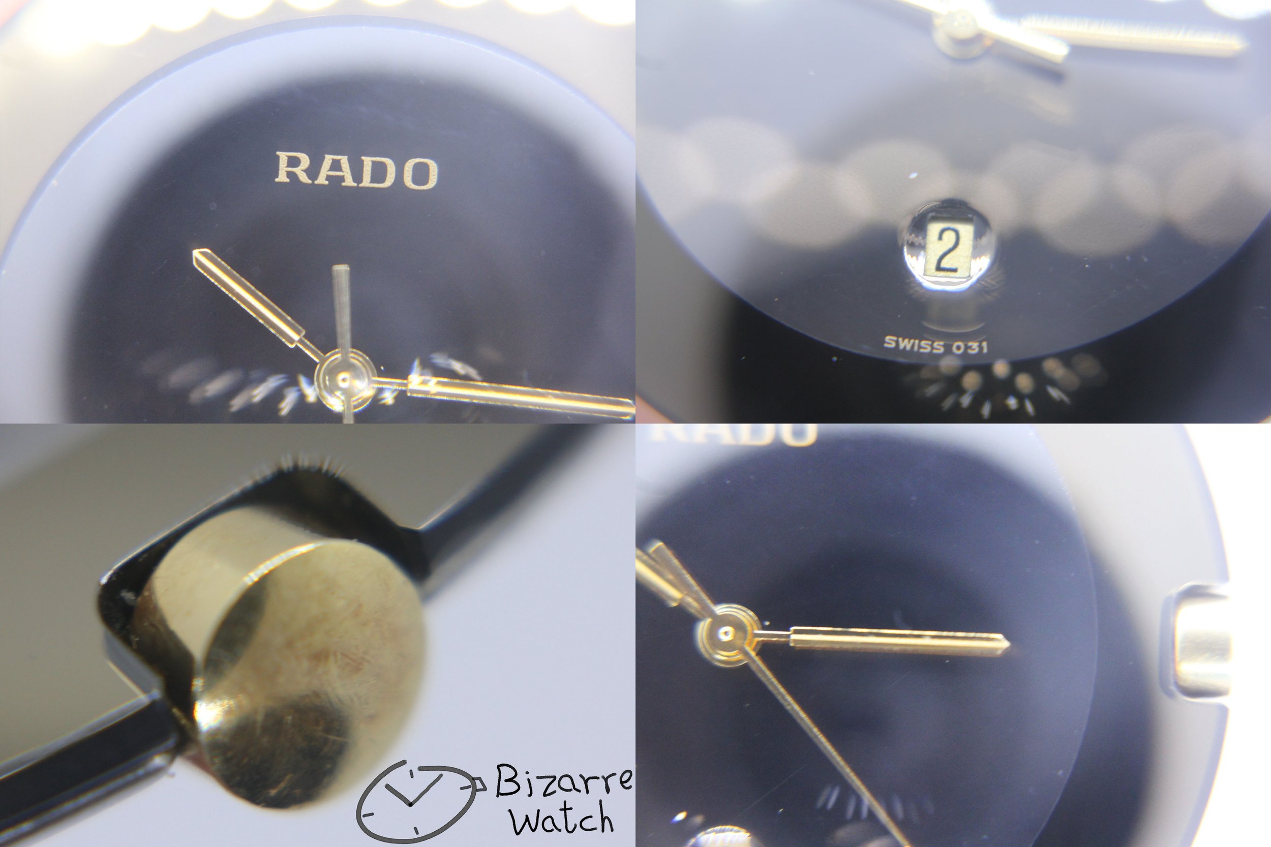 crown hands logo dial 031 dome vintage Rado La Coupole 129.3575.4 129.3575.4N 129.4075.4 33mm Domed Brown Sapphire Leather Strap Watch mirror bizarre ladies women men unisex