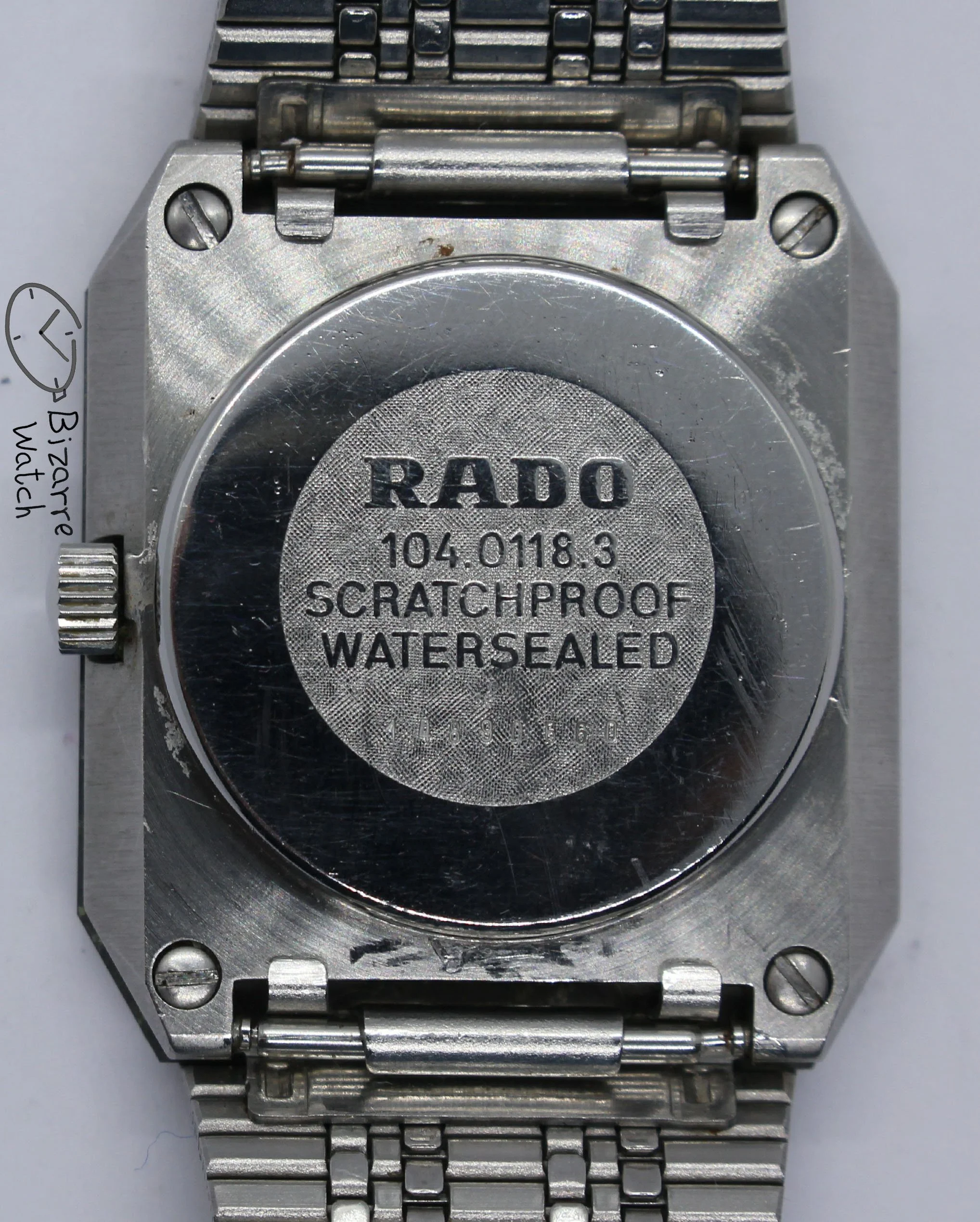 caseback diamond diamonds Jubilé Vintage Rado Jubile Diastar 104.0118.3 Scratchproof 29mm bizarre watch women men