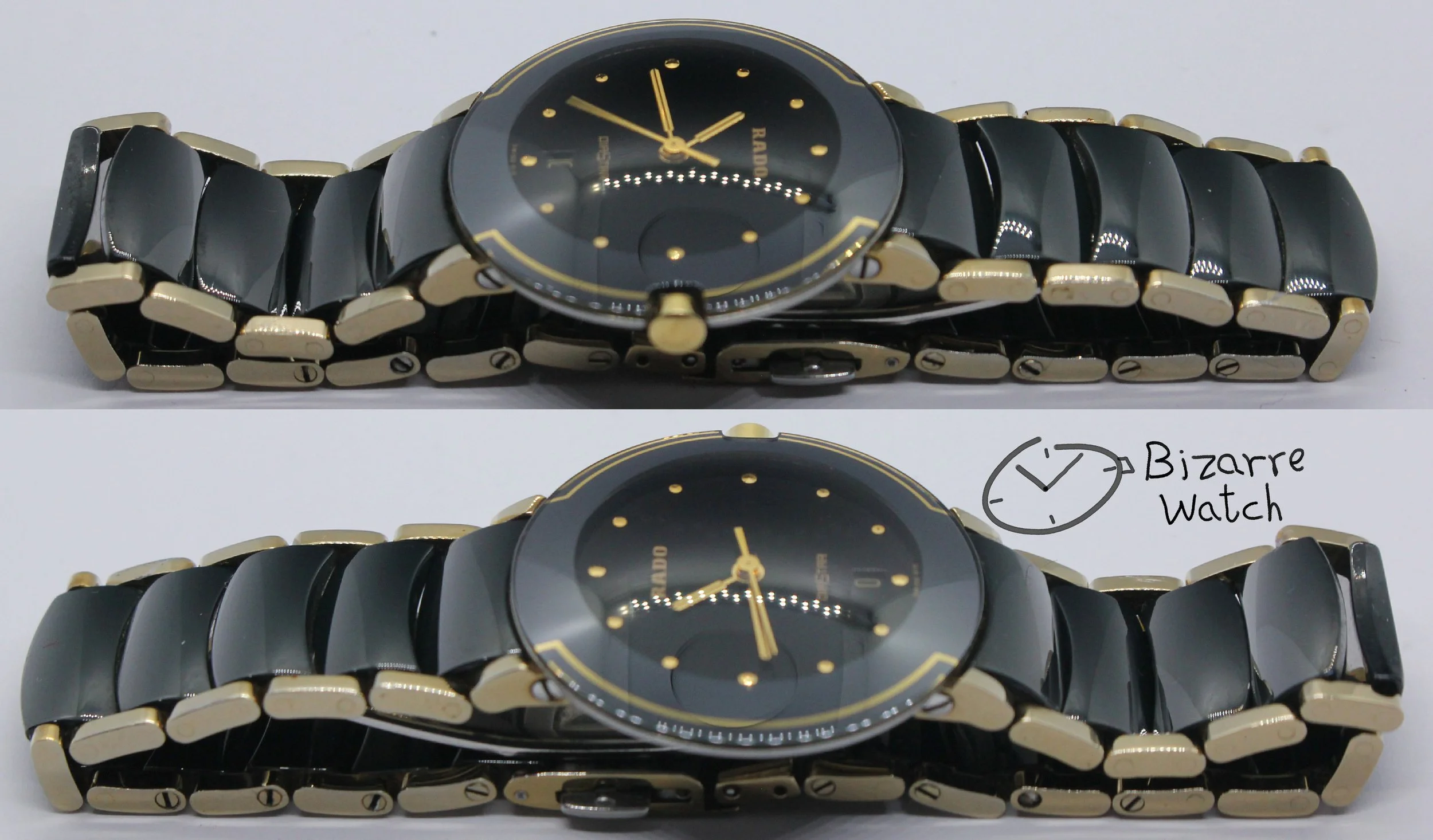 RADO FLORENCE ブラック/ゴールド Florence Diamonds Unisex Stainless Steel Watch R48912713