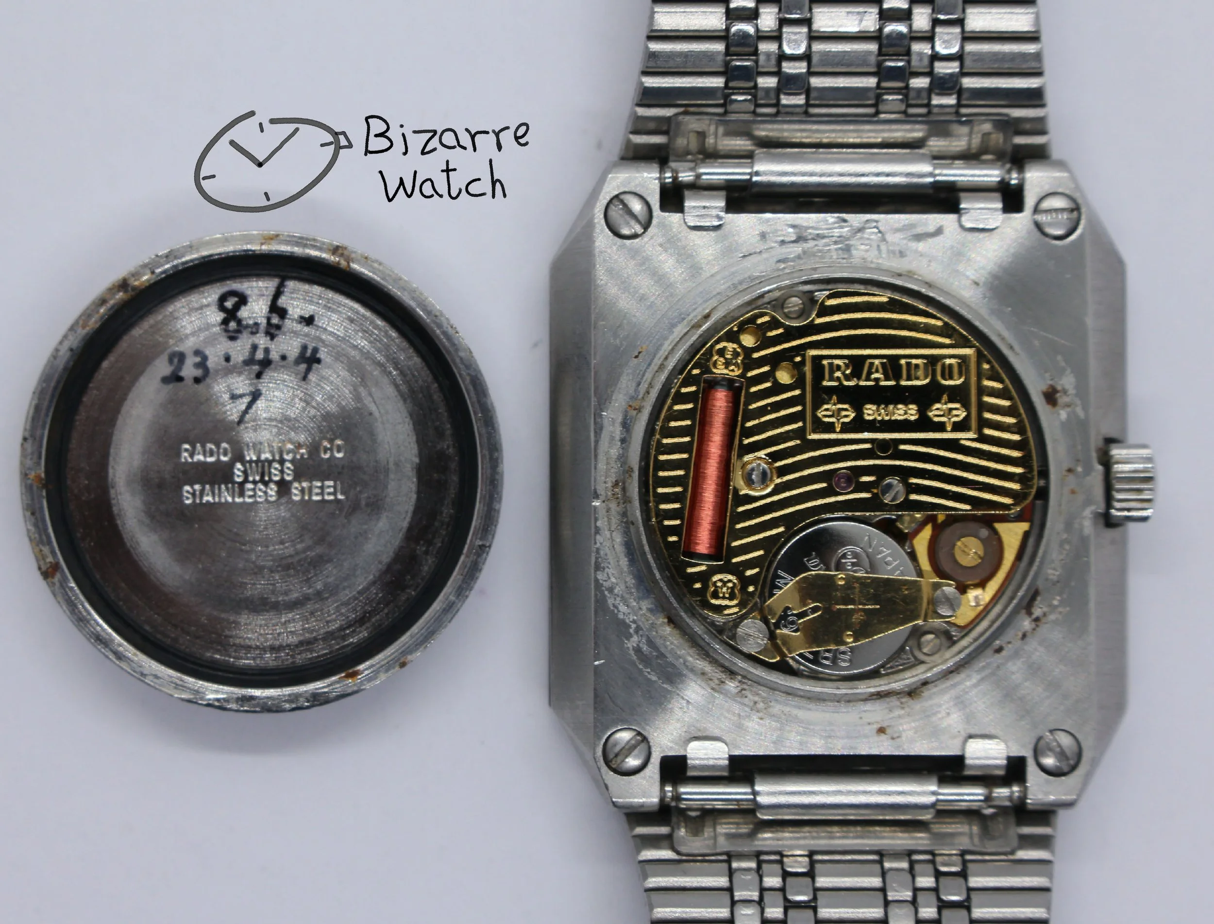 movement diamond diamonds Jubilé  Vintage Rado Jubile Diastar 104.0118.3 Scratchproof 29mm ESA 965.111 New Battery bizarre watch women men