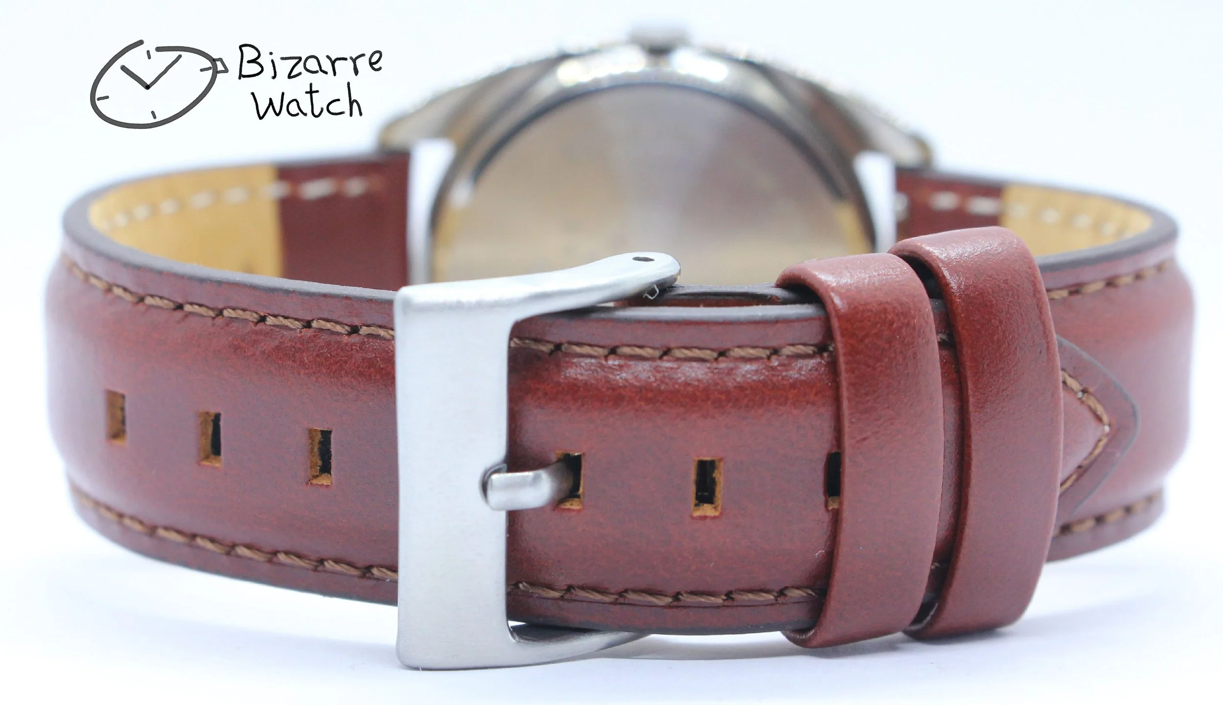 strap band Vintage Alba Mickey Mouse Walt Disney Red brown Genuine Leather Watch Japan v501 V501-1V68 R2 V501-6P10 R1 bizarre bizarrewatch women men unisex