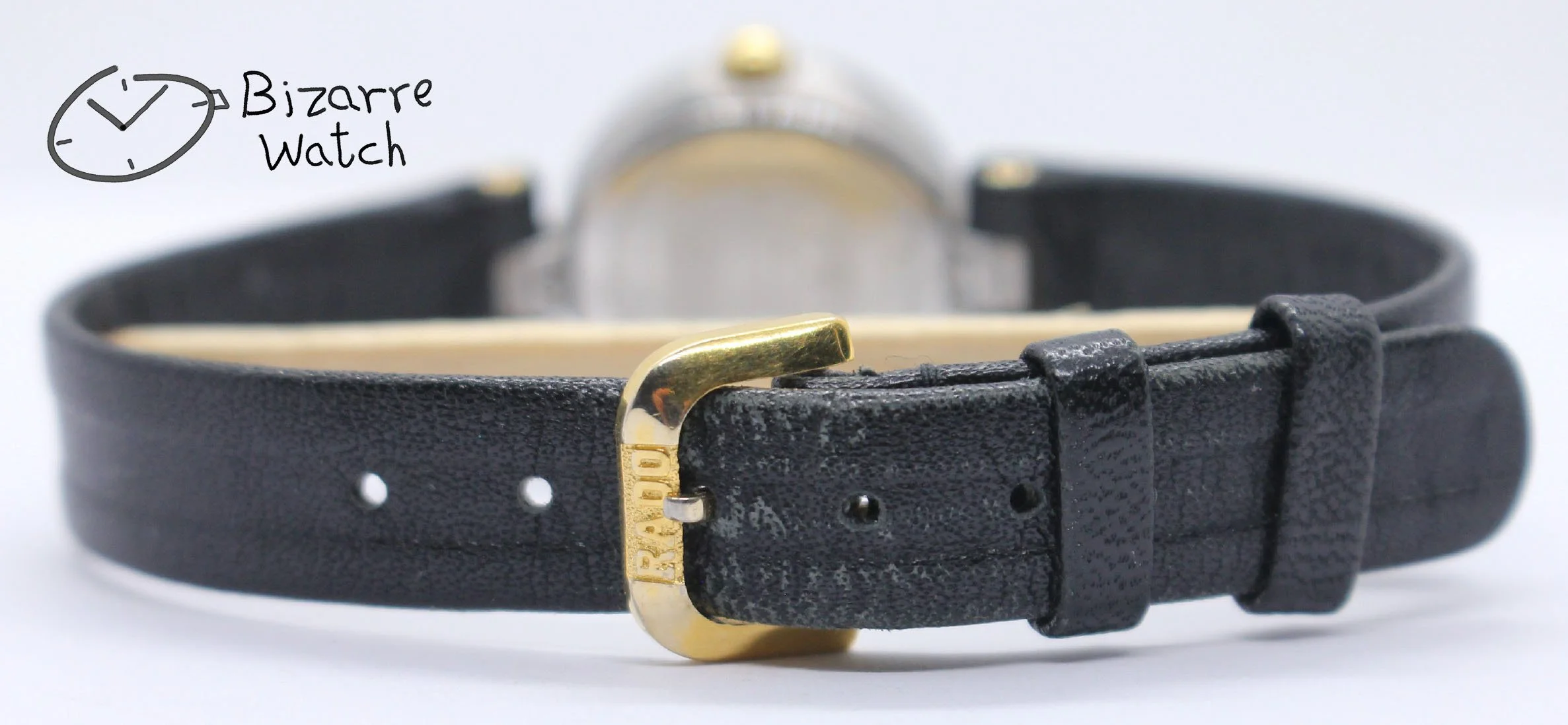 4 Diamonds 18K Gold Rado Coupole Jubile 204.3579.4 204.3579.4N Domed Sapphire Crystal original Leather Strap Watch
