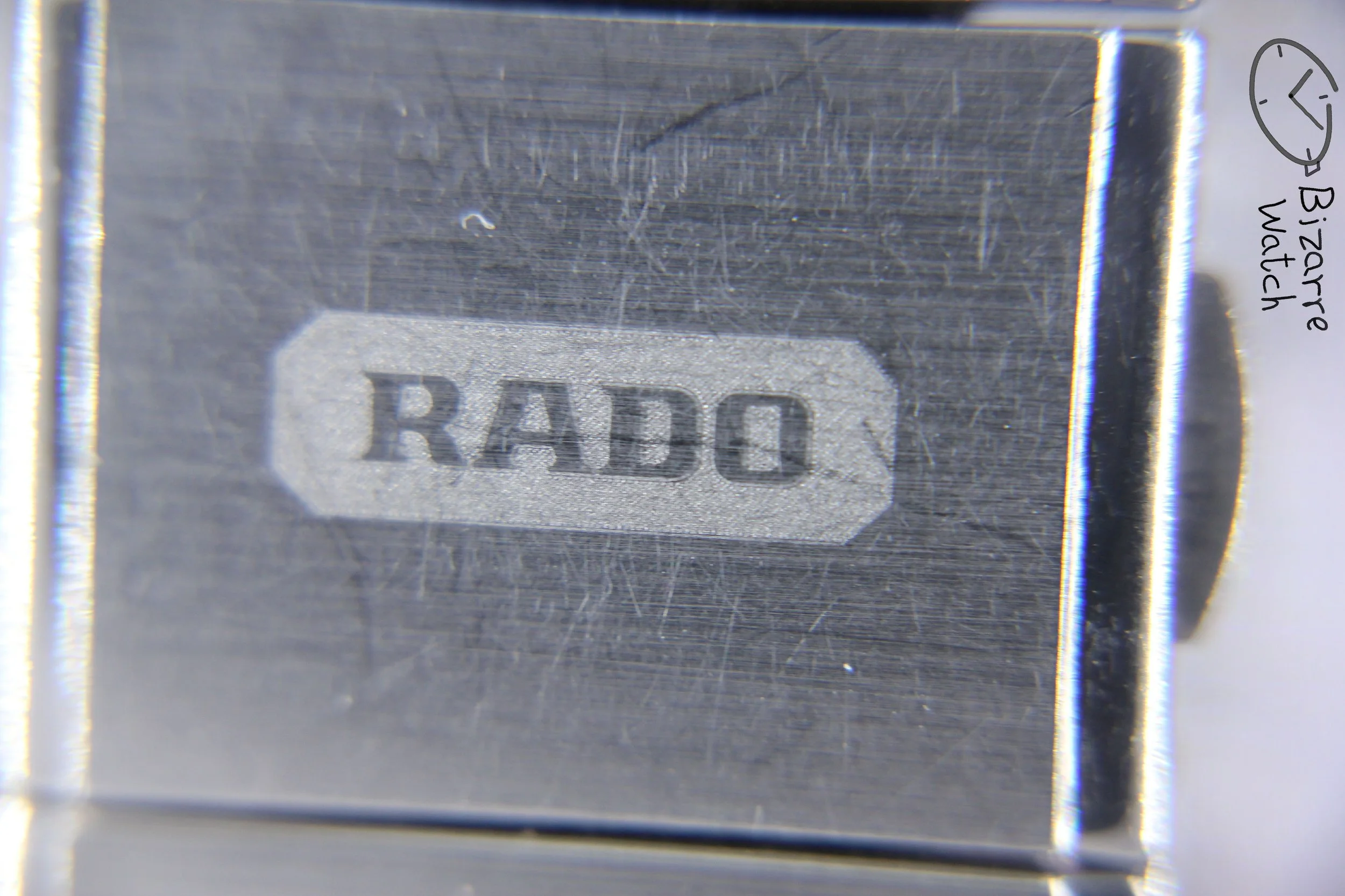 titanium clasp bracelet 04441 Scratchproof Rado Black Ceramic Diastar Integral 160.0486.3 Watch men gents bizarre bizarrewatch