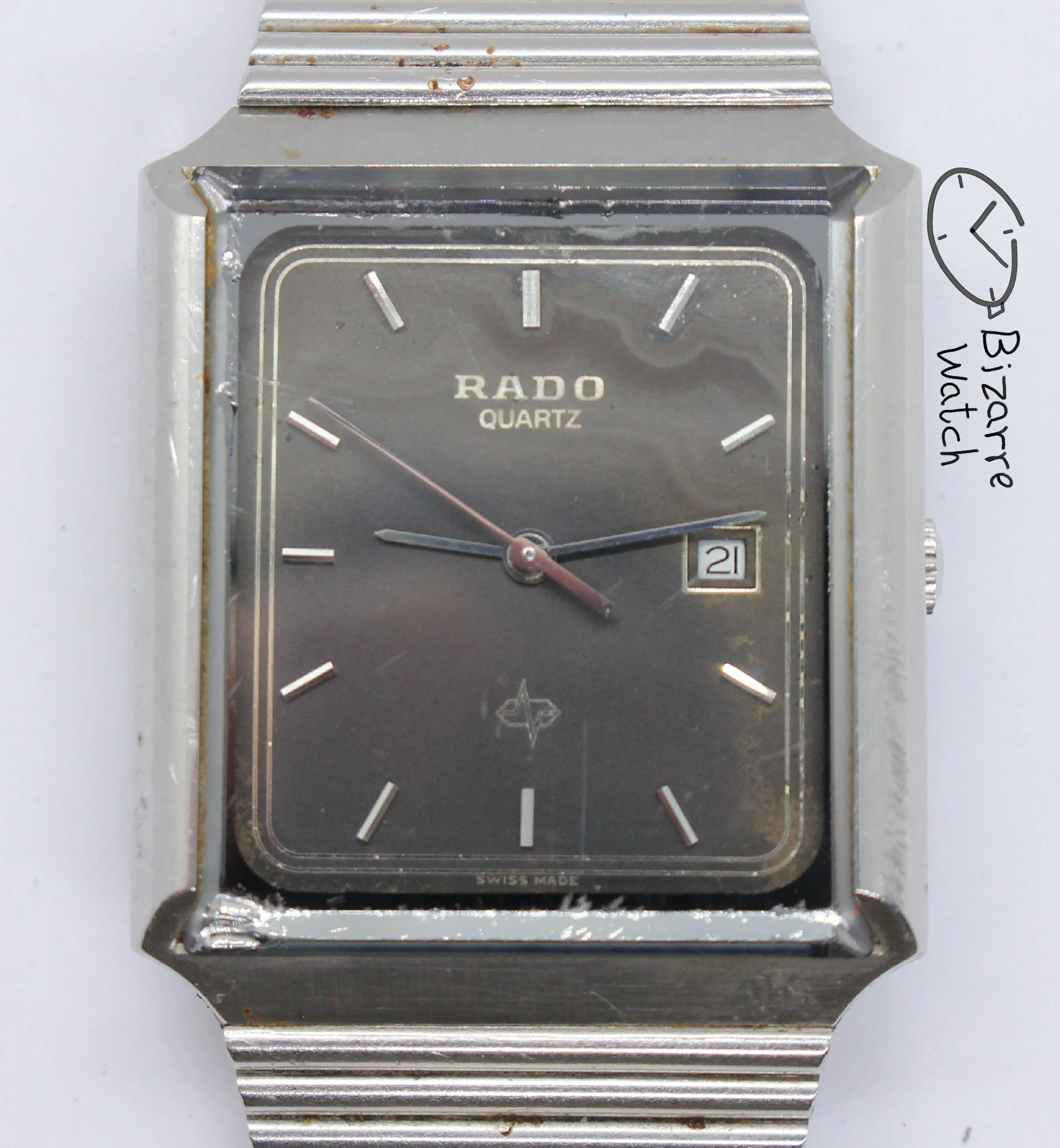 Vintage Rado 111.3106.4 stainless steel Watch preowned used bizarre