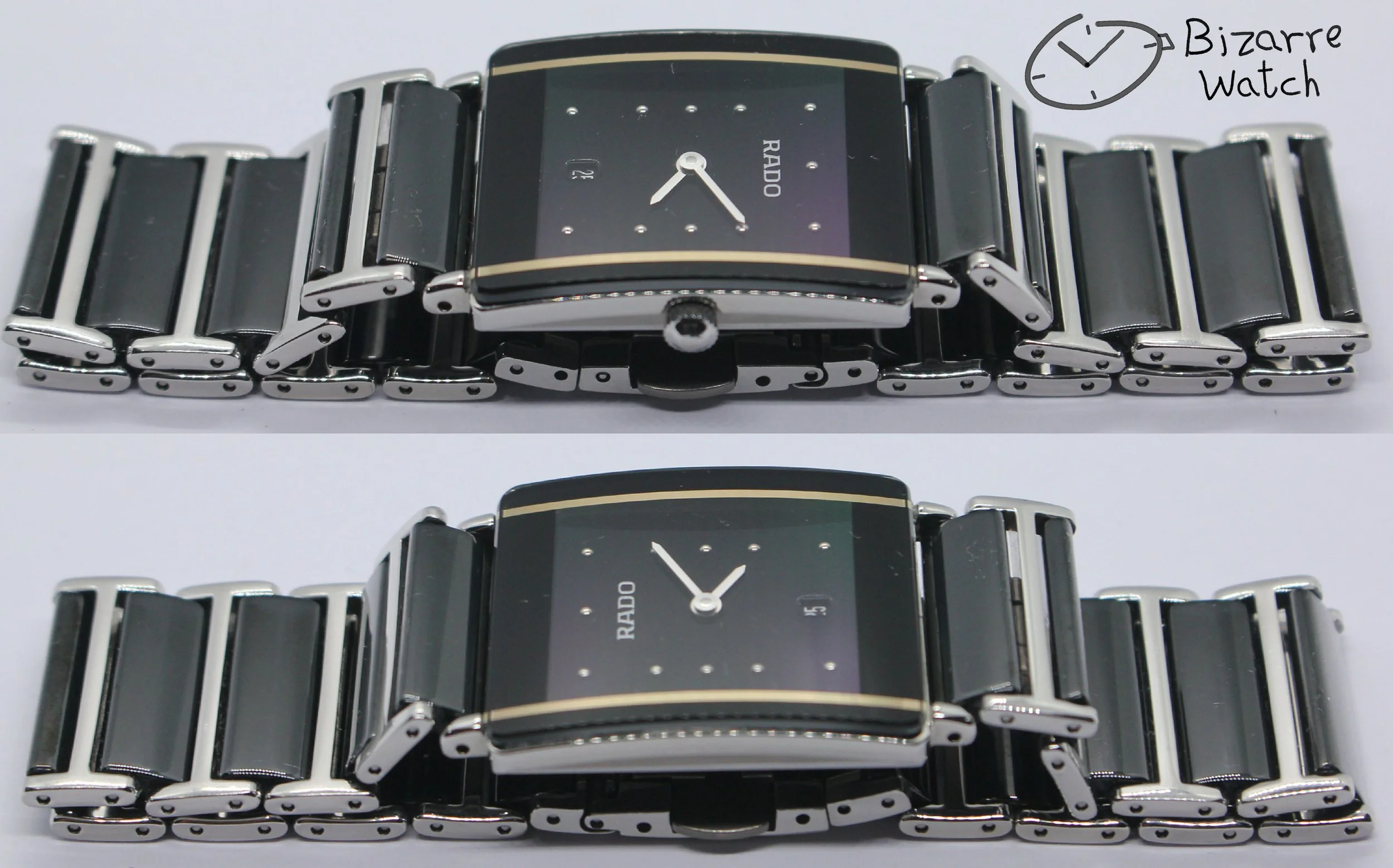 polarized polarised lens view Scratchproof Rado Black Ceramic Diastar Integral 160.0486.3 Watch men gents bizarre bizarrewatch