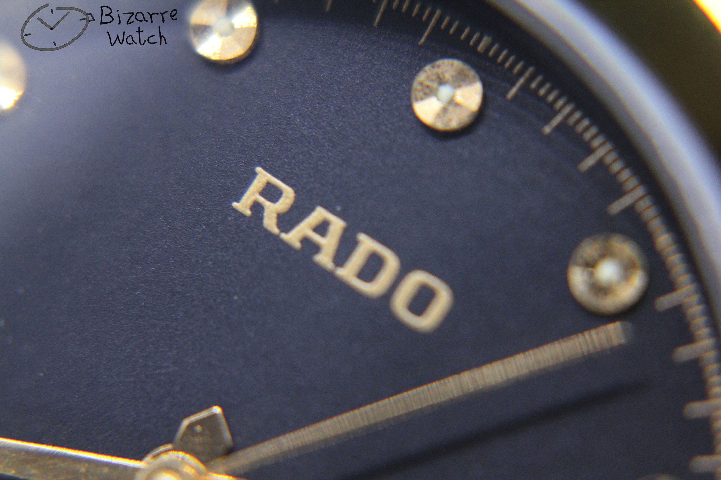 dial 015 RADO The Original Diastar Scratchproof 114.0393.3 Day Date 36mm Goldplated Watch bizarrewatch bizarre men unisex women