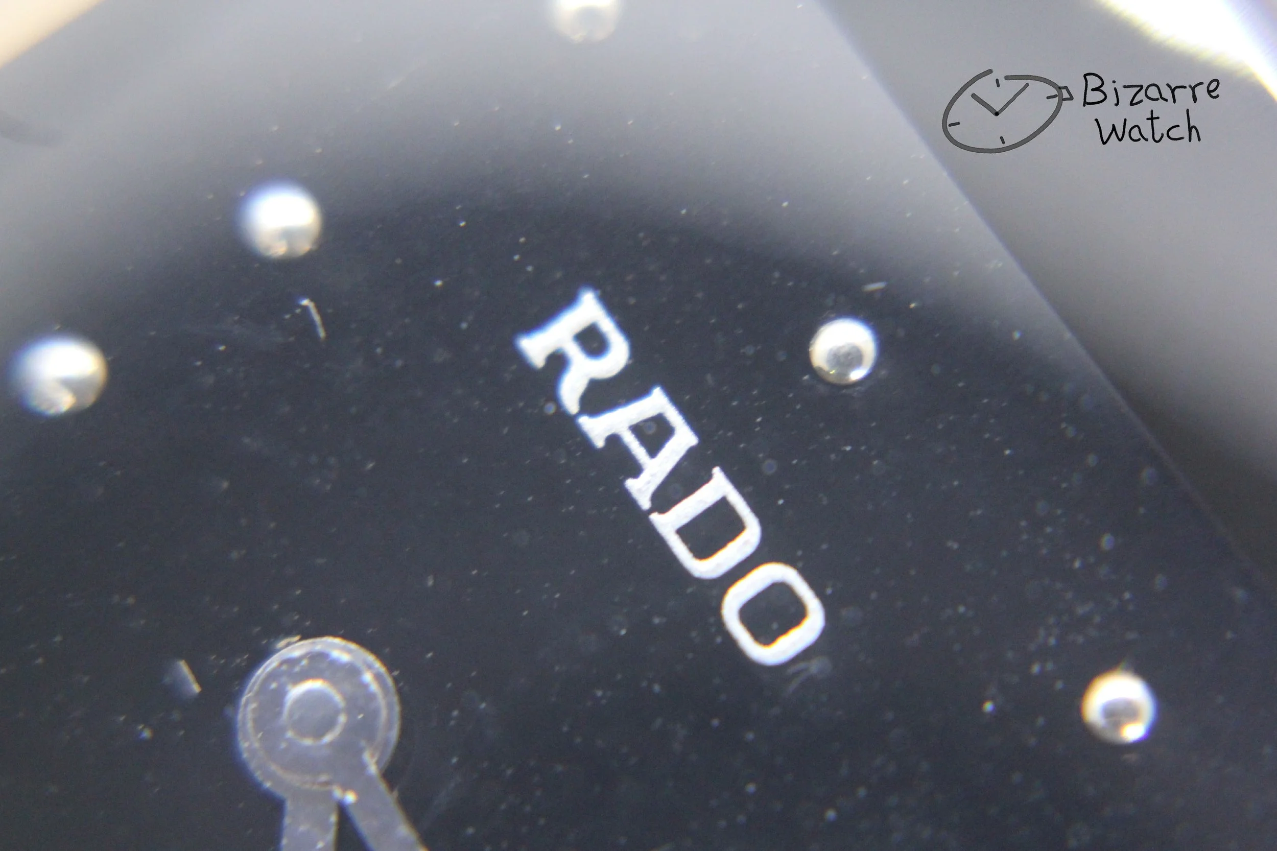 dial 016 hands logo Scratchproof Rado Black Ceramic Diastar Integral 160.0486.3 Watch men gents bizarre bizarrewatch