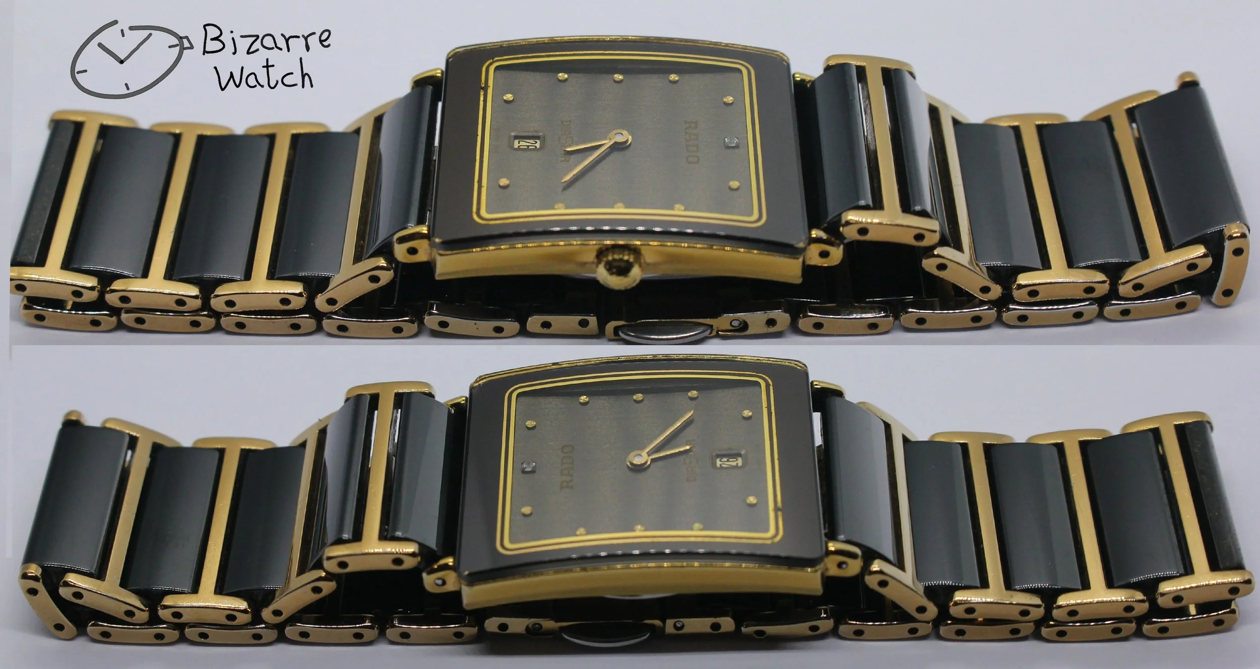 polarised polarized lens view coin reflection mirror links vintage Scratchproof Rado Integral Diastar Ceramic 160.0281.3N 160.0281.3 Watch bizarre men unisex women preowned used