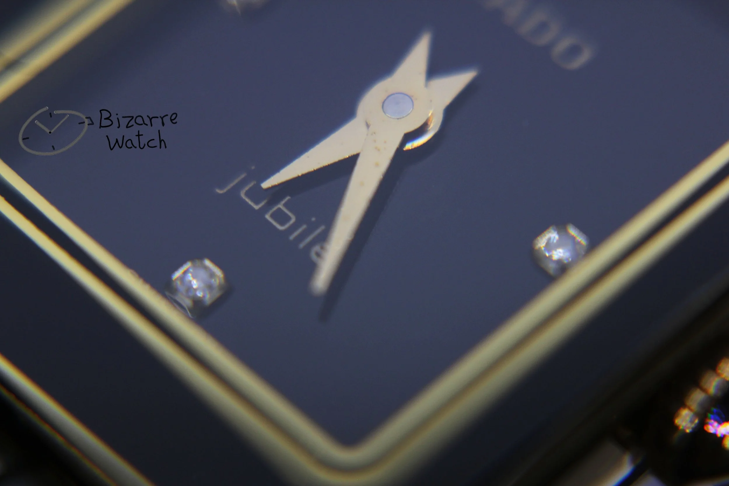 crown dial hands logo 071 diamonds diamond vintage Jubilé Scratchproof Rado Jubile Diastar 204.0357.3 High Tech Ceramics  ceramic Watch ladies women preowned used