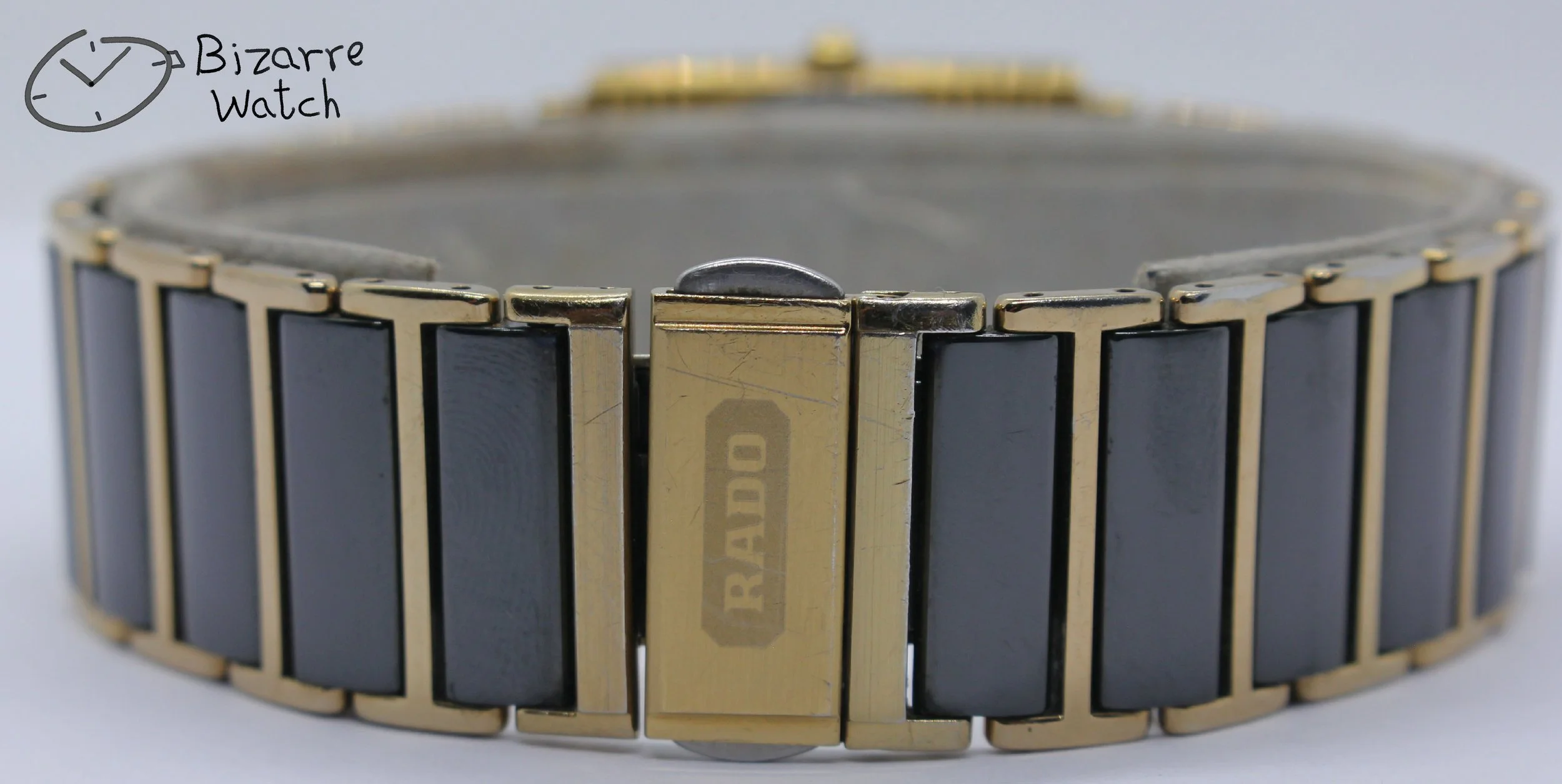 clasp 04160 bracelet links vintage Scratchproof Rado Integral Diastar Ceramic 160.0281.3N 160.0281.3 Watch bizarre men unisex women preowned used