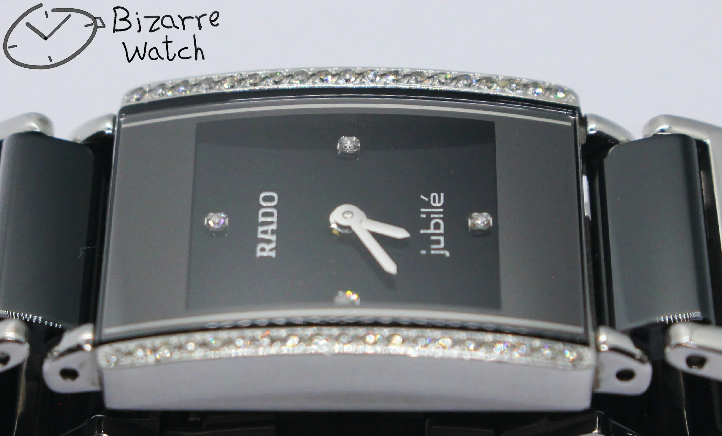 polarised polarized lens view full 42 Diamonds Ladies Rado Ceramic Rado Jubilé Integral Jubile 153.0430.3 Watch women ladies black silver bizarre