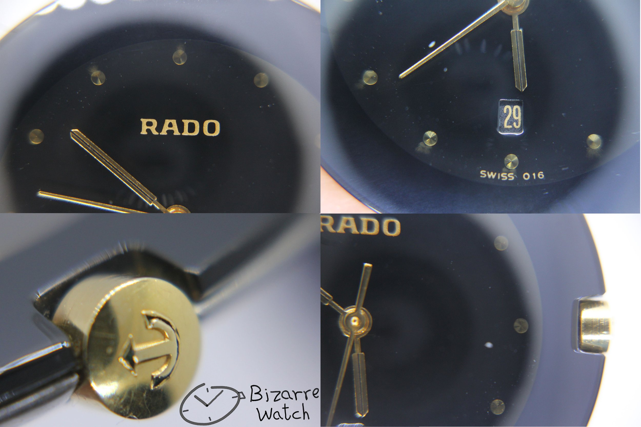 hands dial 016 crown Vintage Rado La Coupole 129.4075.4 129.4075.4N Genuine Leather Long Strap Watch bizarre bizarrewatch women men unisex