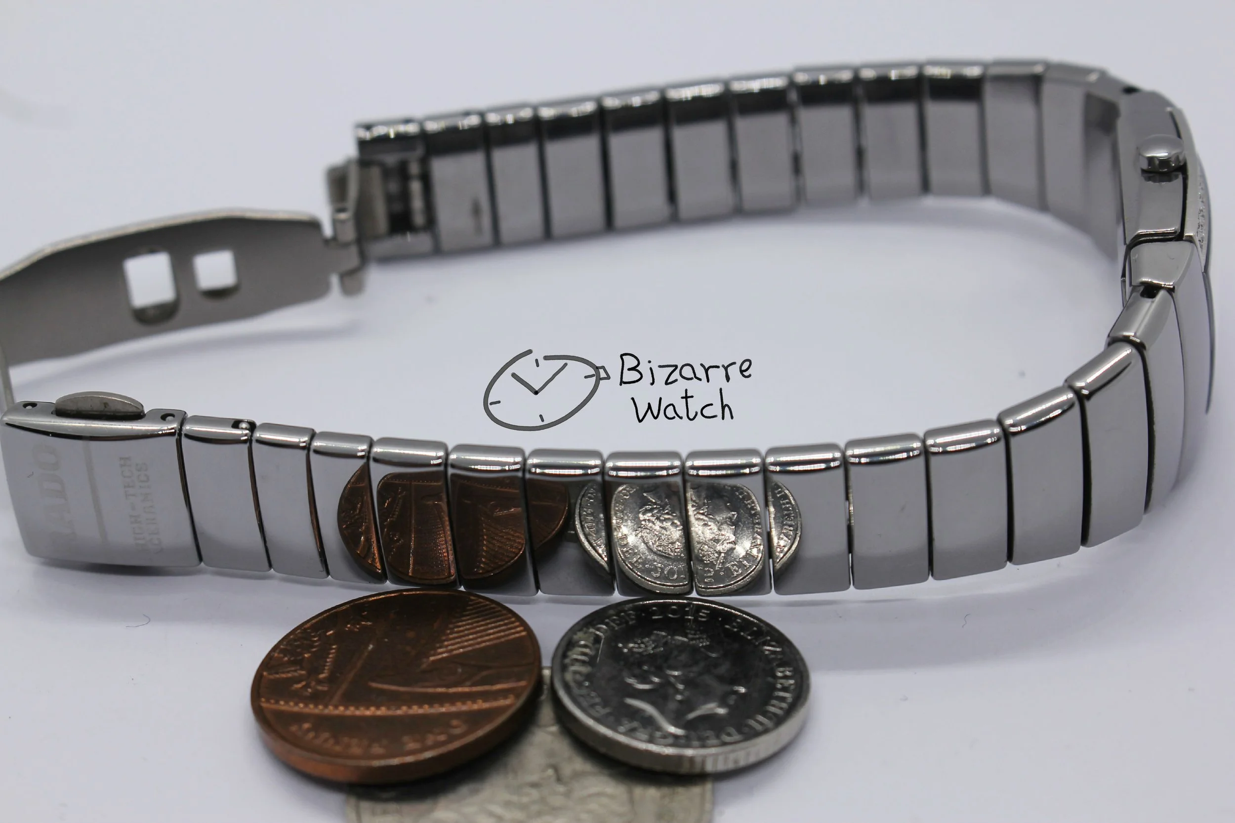 mirror reflection coin bracelet links Diamond Rado Sintra Jubilé jubilee jubile Mother Of Pearl 22mm 153.0578.3 Ceramic Watch ladies women titanium silver bizarre