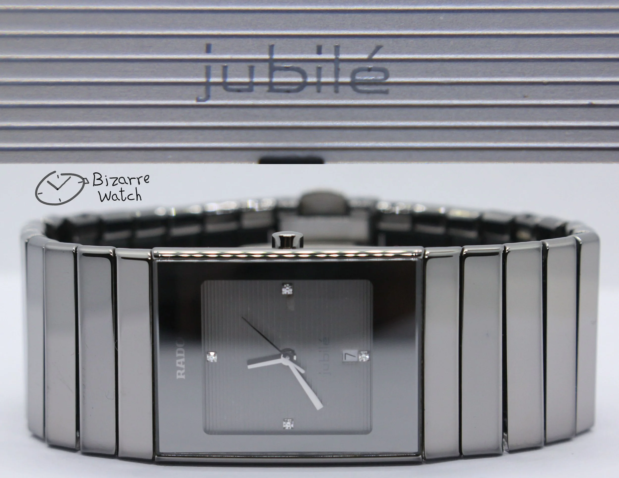 4 Diamonds Scratchproof Rado Jubile Ceramica 111.0479.3 Ceramic 