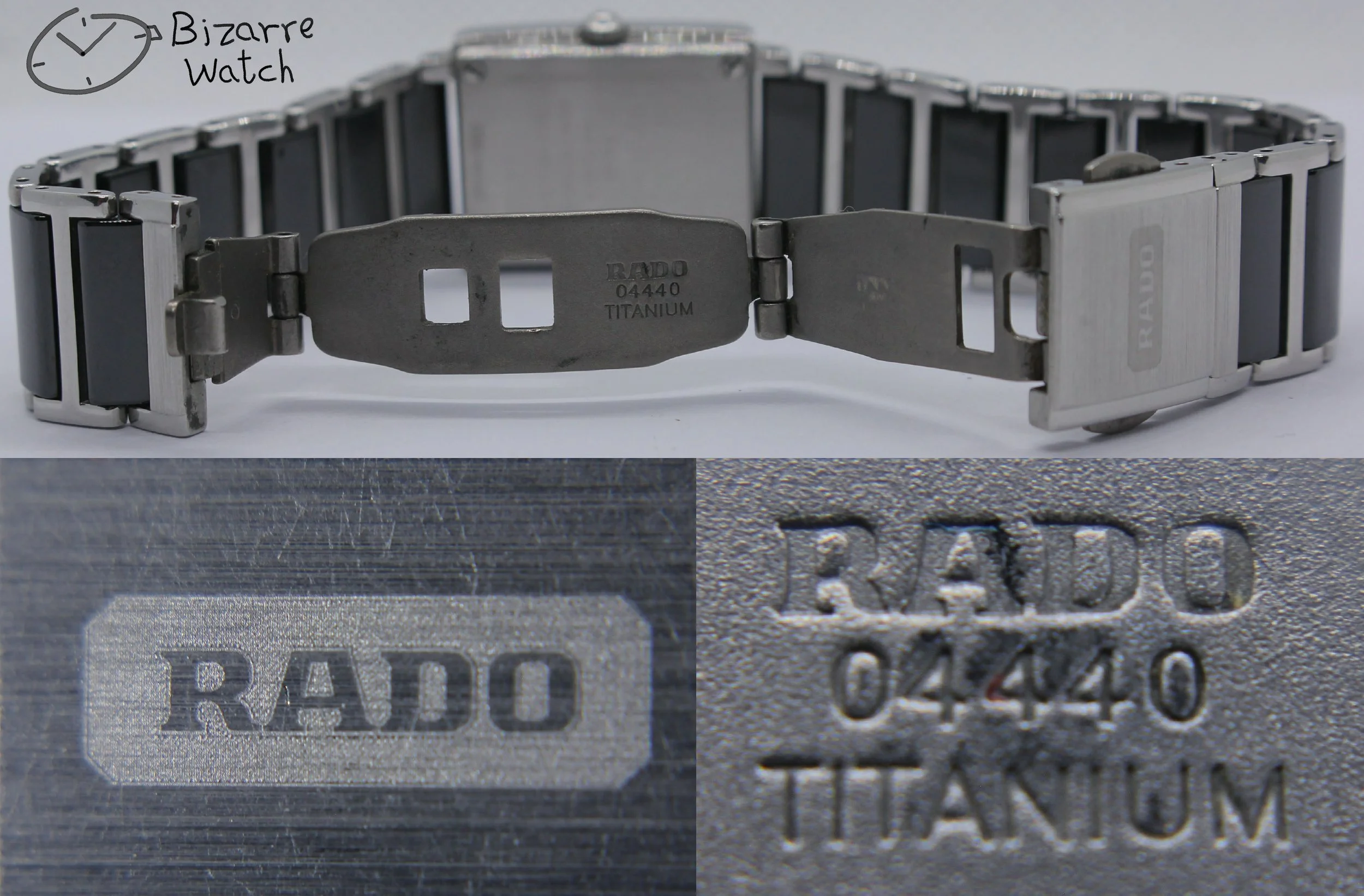 titanium clasp 04440 diamond 42 Diamonds Ladies Rado Ceramic Rado Integral Jubilé 153.0430.3 Watch jubilee jubile women ladies bizarre bizarrewatch bracelet