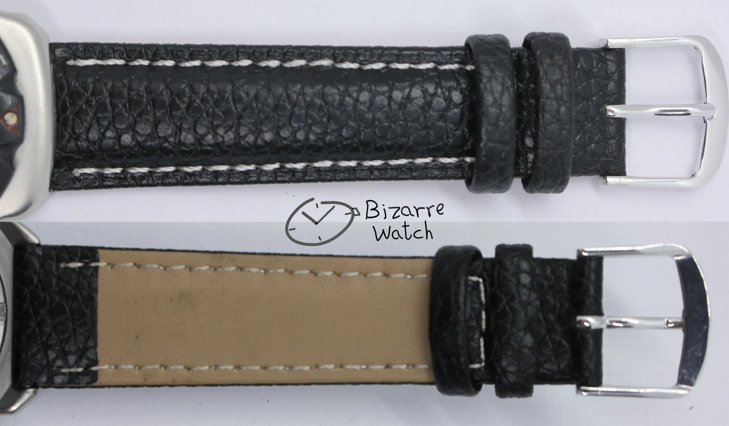 leather strap contrast stitching vintage TAG HEUER Formula 1 200M Black Red Date 374.513 Watch men women