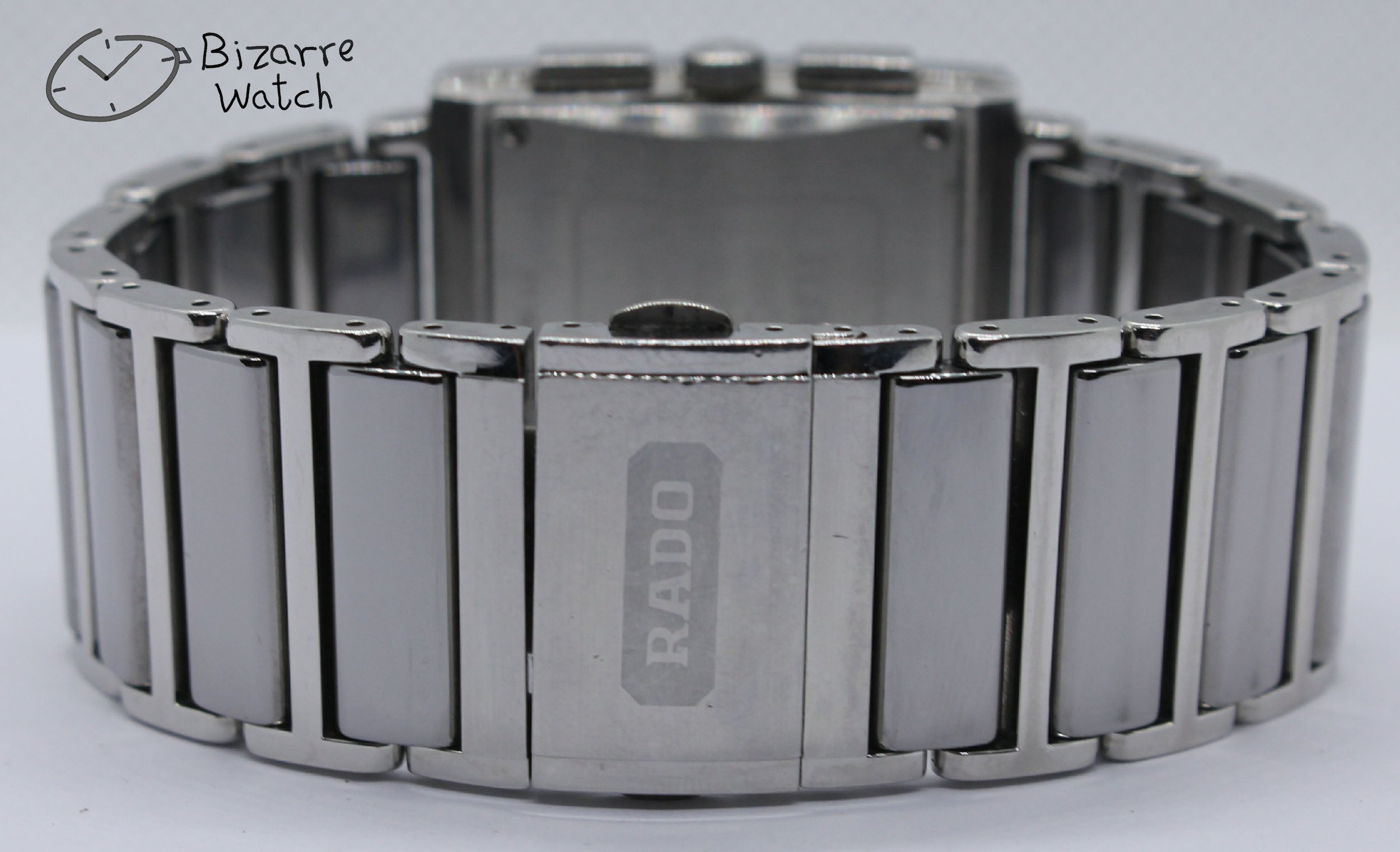 clasp 04488 Rado Diastar Chronograph Integral 538.0591.3 Ceramic blue silver Watch Titanium ETA 251.471 Movement men unisex women