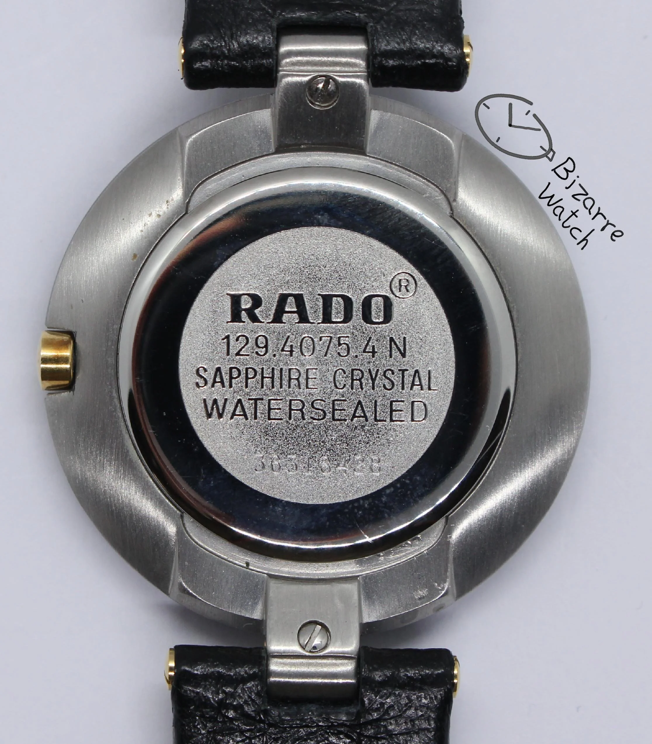 caseback All Original Vintage Rado La Coupole 129.4075.4N 129.4075.4 Watch unisex women men bizarre