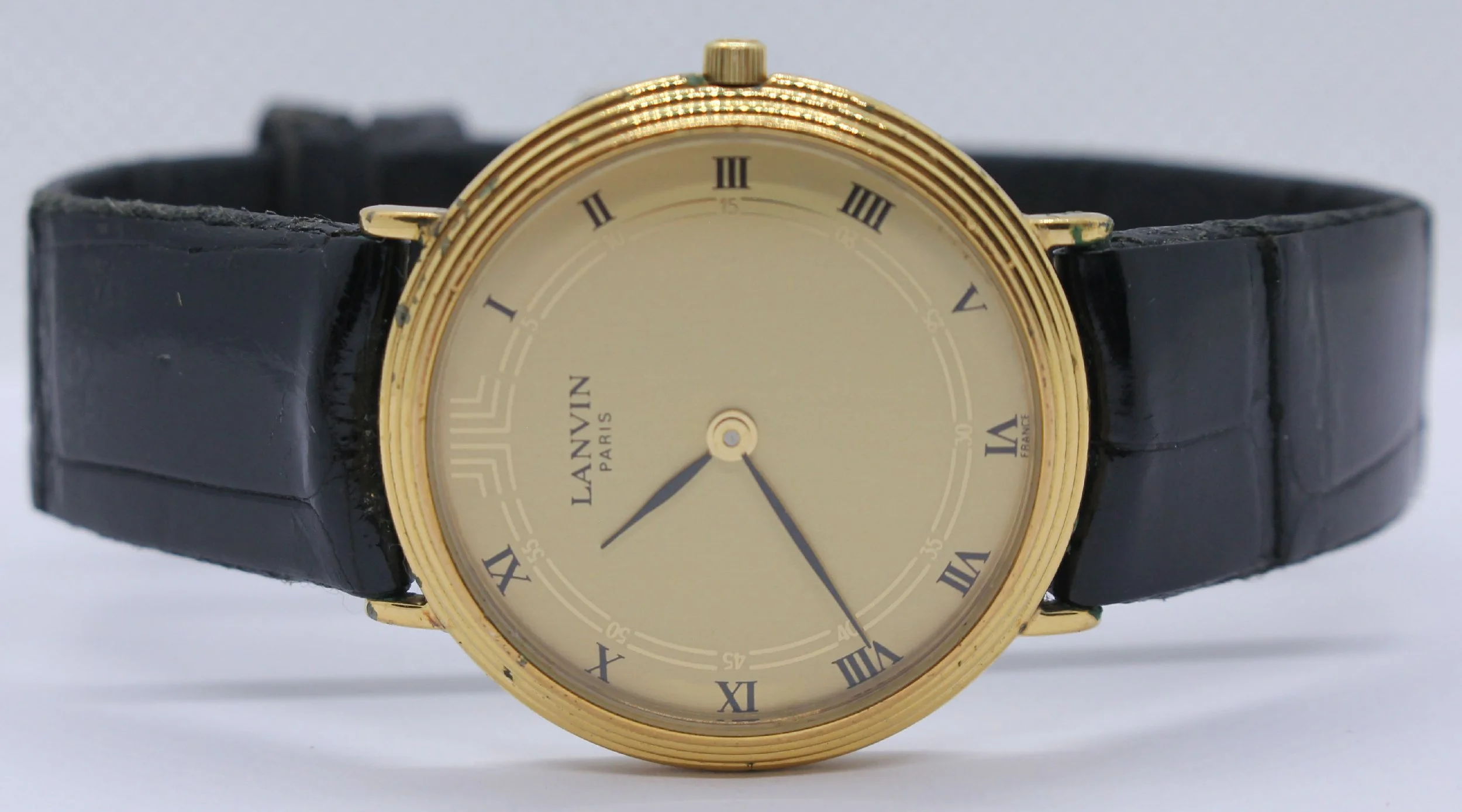 Vintage Goldplated Lanvin Michel Herbelin Watch Made In France watch men women ladies unisex bizarre