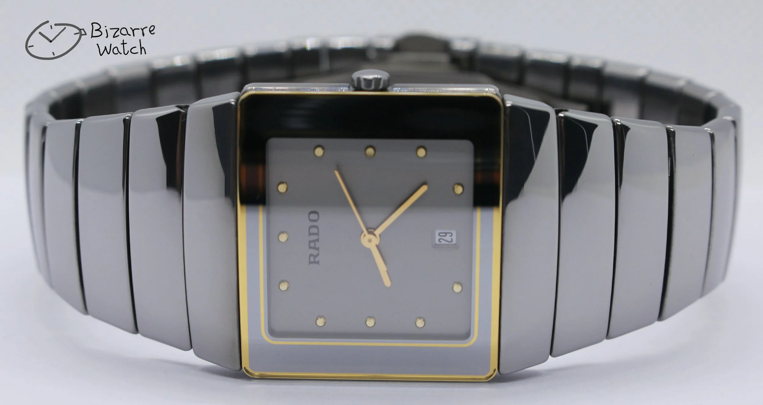 Rado Diastar Sintra Silver Dial 29mm 152.0332.3 Ceramic Titanium Watch bizarrewatch bizarre women men unisex