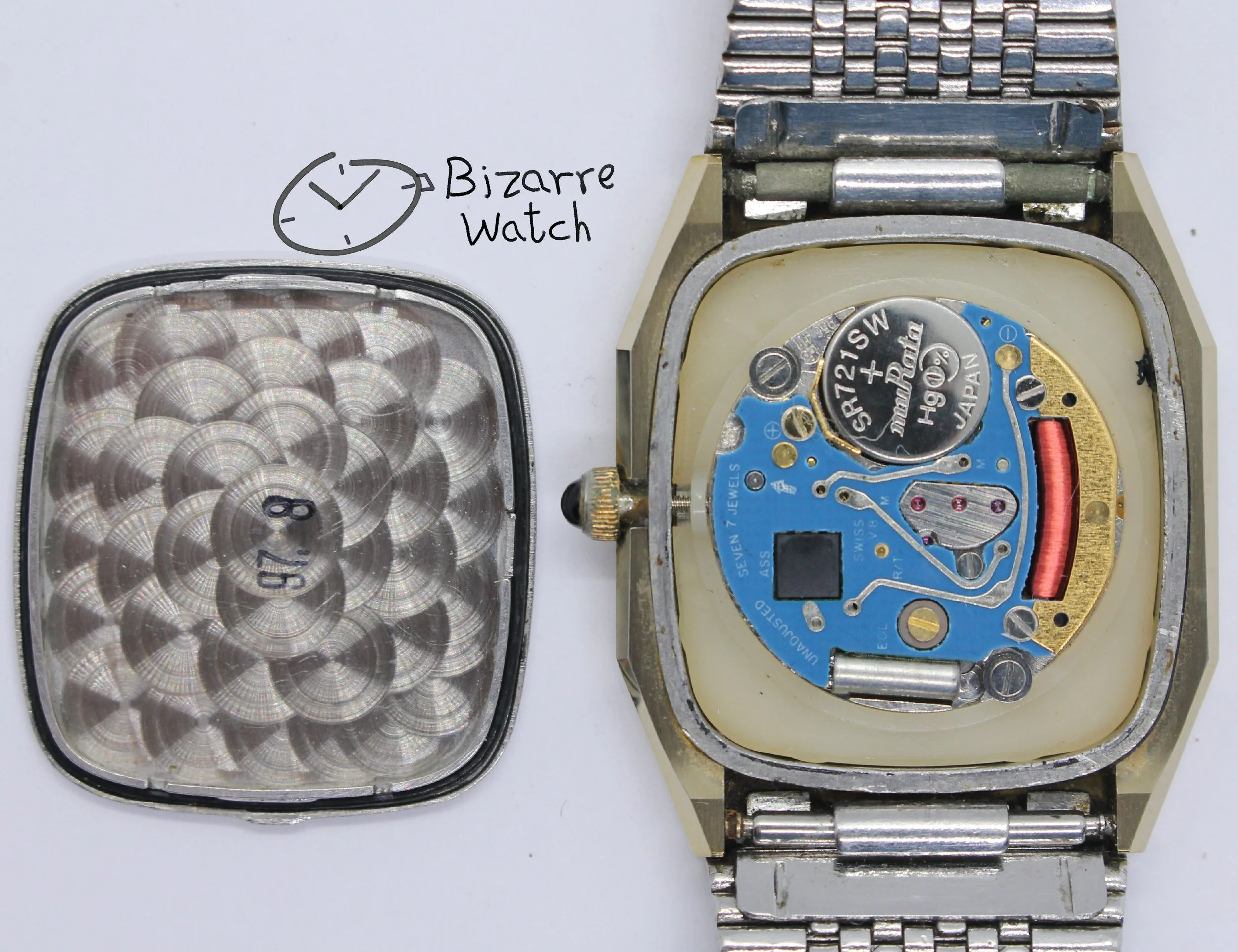 eta 956.412 movement goldplated gold plated bracelet Vintage Scratchproof Rado Diastar 129.9500.9 Tunsgten Carbide Goldplated Watch men women unisex pre-owned pre-owned bizarre