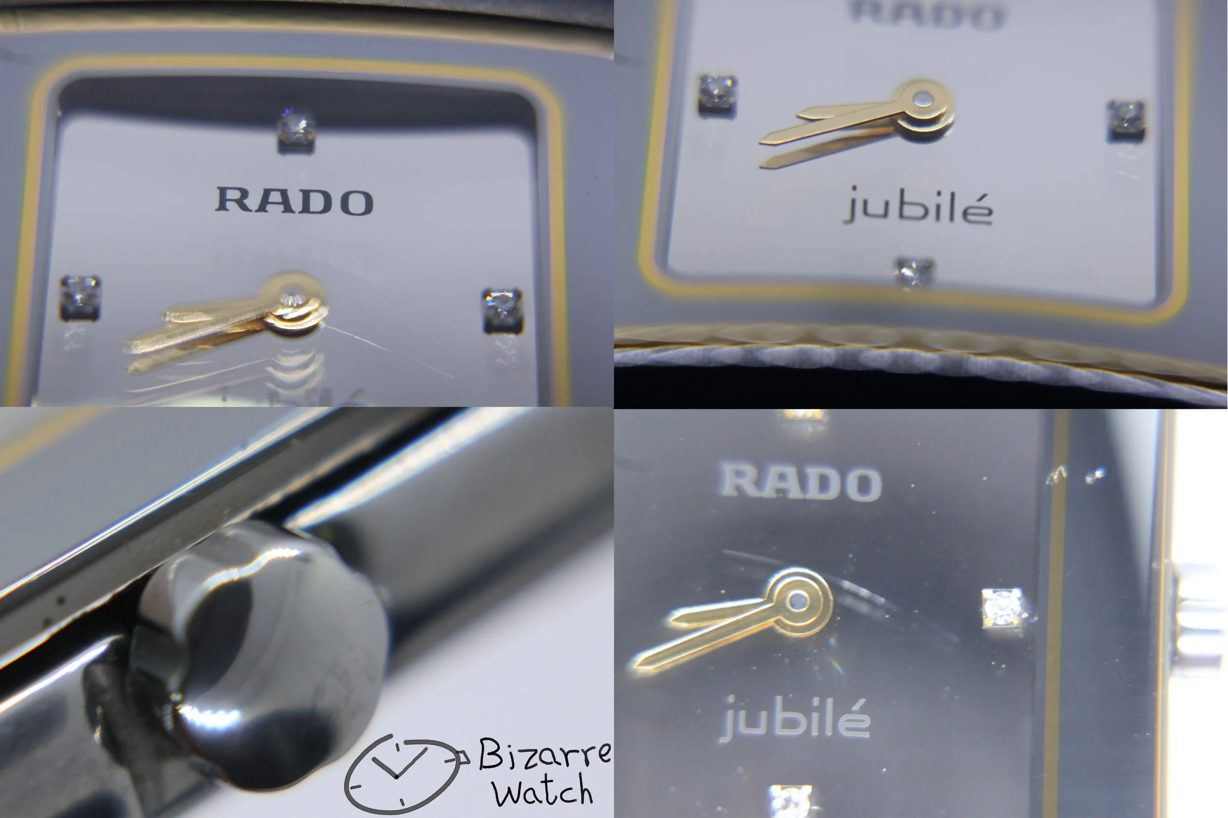dial 071 hands logo Jubilé diamond Diamonds Rado Diastar Sintra Jubile jubiee 21mm Silver 153.0334.3 Ceramic Watch ladies women bizarre bizarrewatch