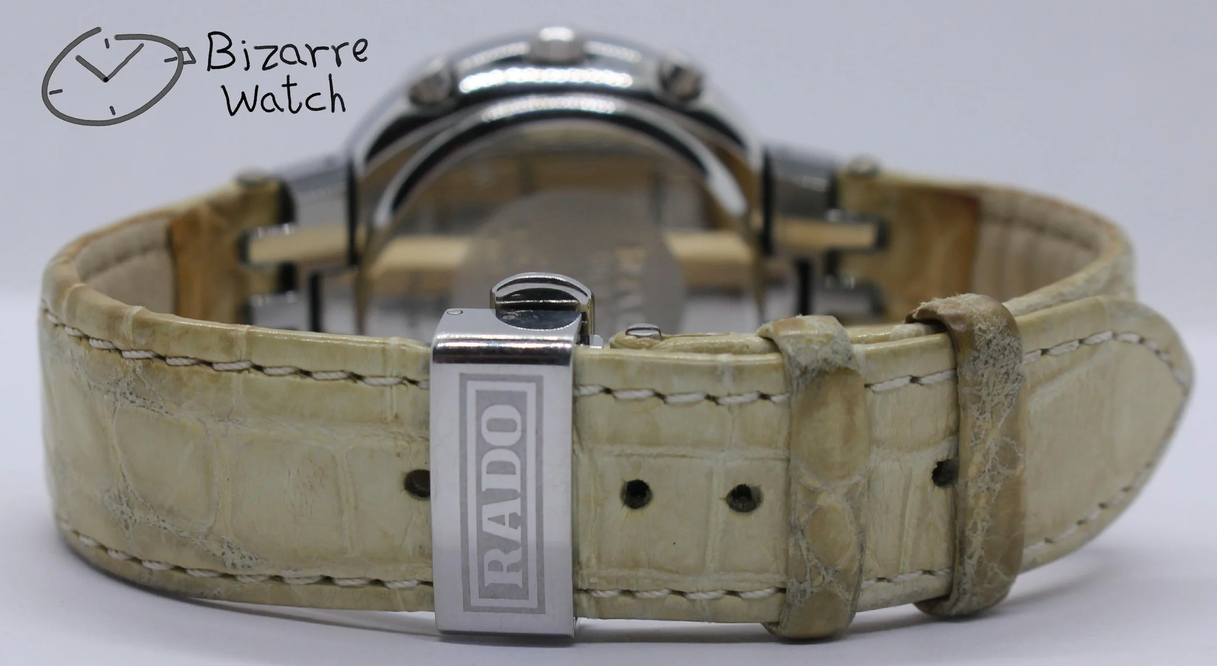 louisiana alligartor strap mother of pearl Rado Mini Diamaster Diastar 34mm Chronograph Tungsten Carbide Grape Colour Leather 538.0470.3 Watch men women unisex