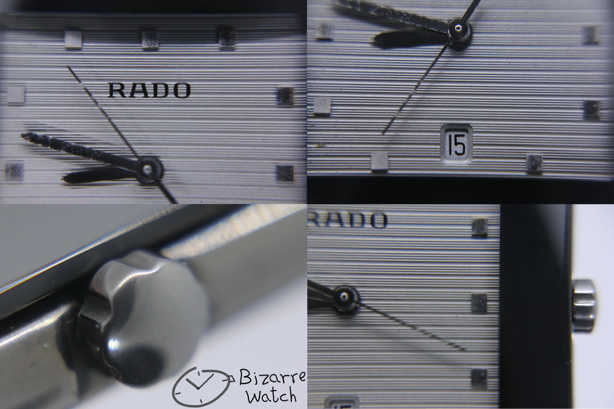 dial 012 hands crown logo vintage scratchproof Rado Diastar Sintra Teaked 29mm Silver 152.0332.3 Ceramic Titanium Watch women men unisex