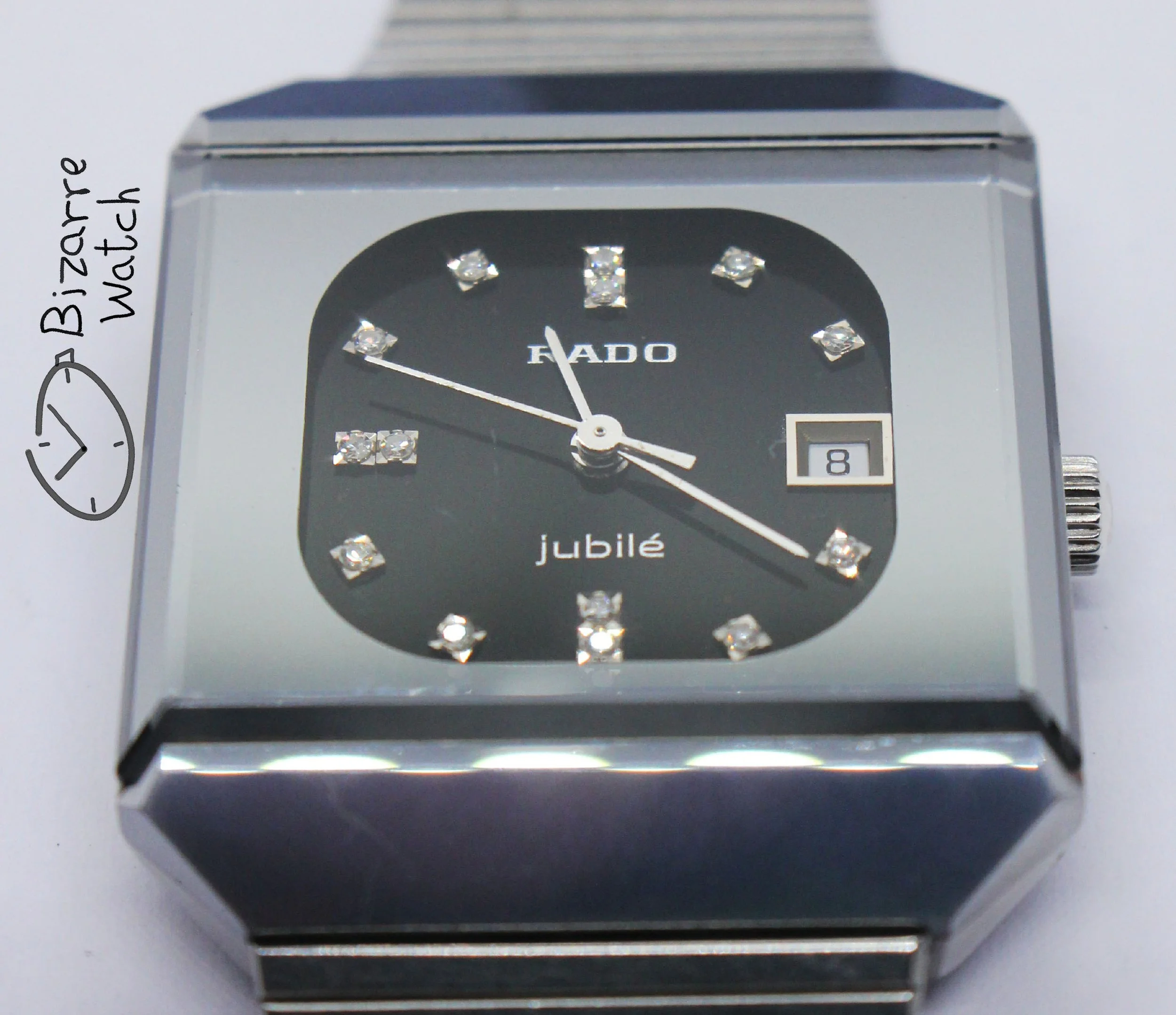 14 Diamonds Vintage Rado Jubile Diastar Scratchproof 30mm 711.0067 