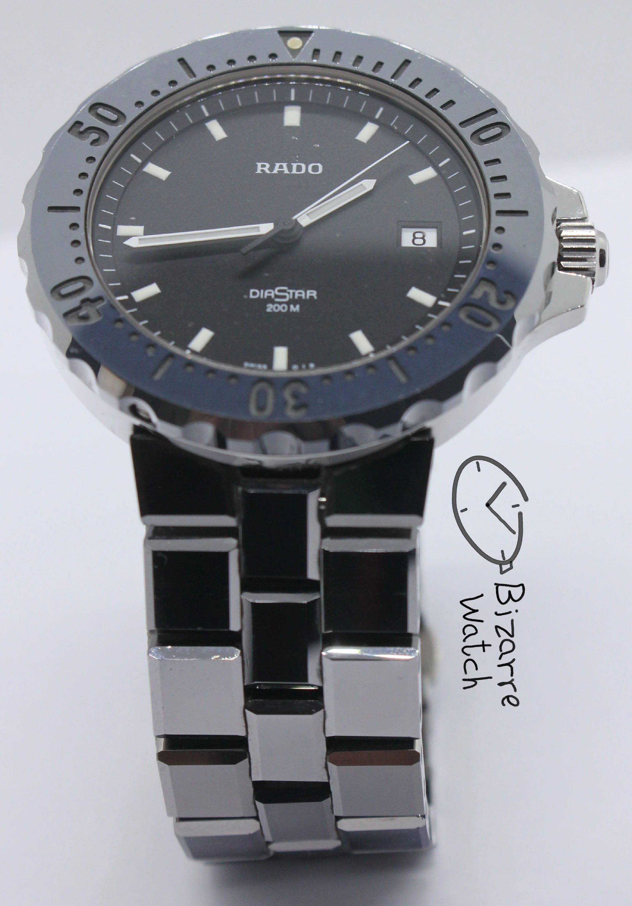 Scratchproof Vintage Rado Diastar 132.9504.3 Gunmetal Black