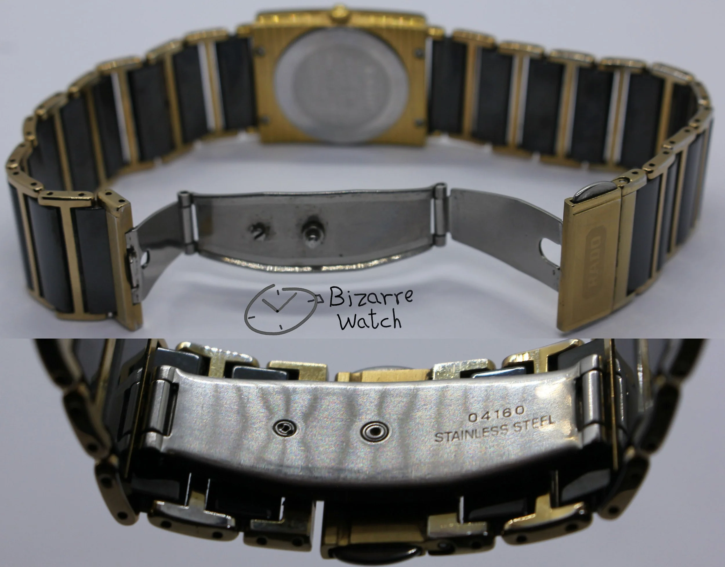 clasp 04160 bracelet links vintage Scratchproof Rado Integral Diastar Ceramic 160.0281.3N 160.0281.3 Watch bizarre men unisex women preowned used