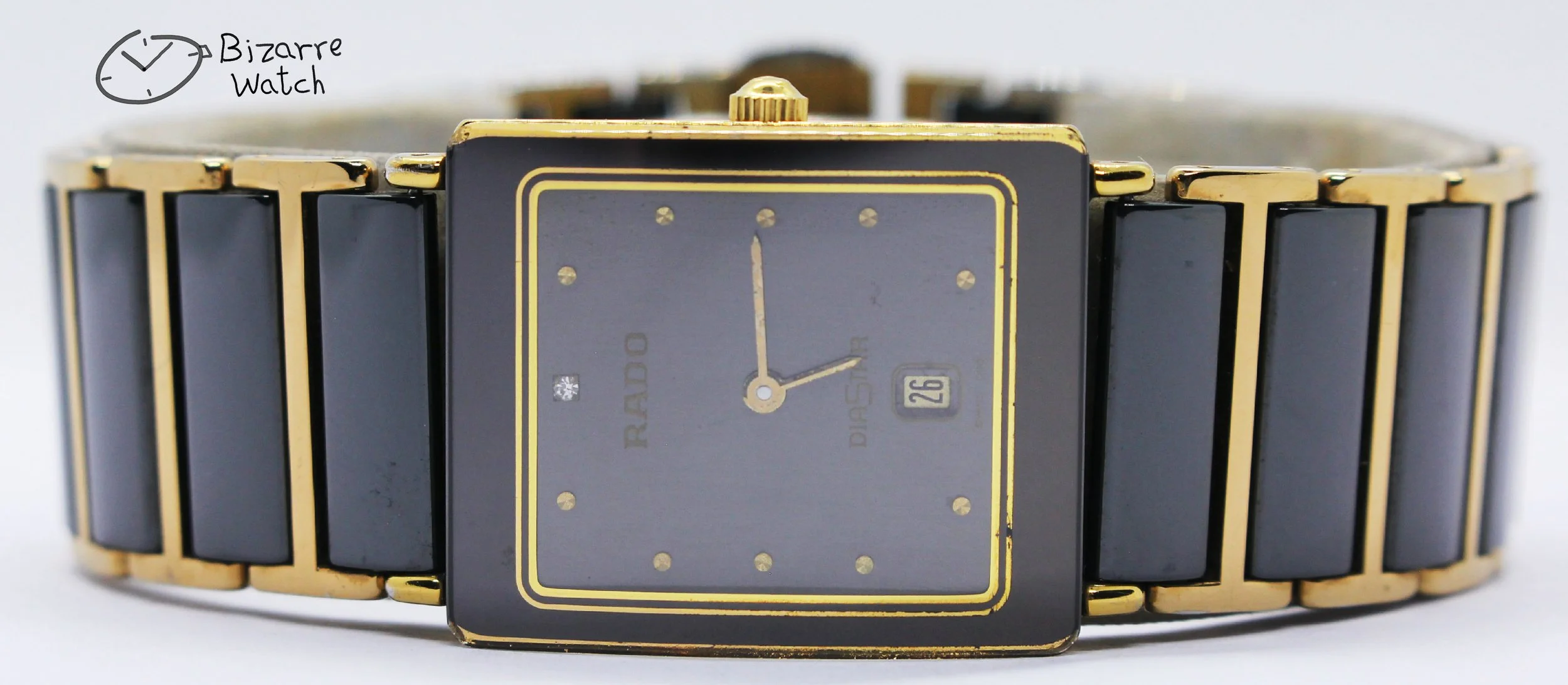 vintage Scratchproof Rado Integral Diastar Ceramic 160.0281.3N 160.0281.3 Watch bizarre men unisex women preowned used