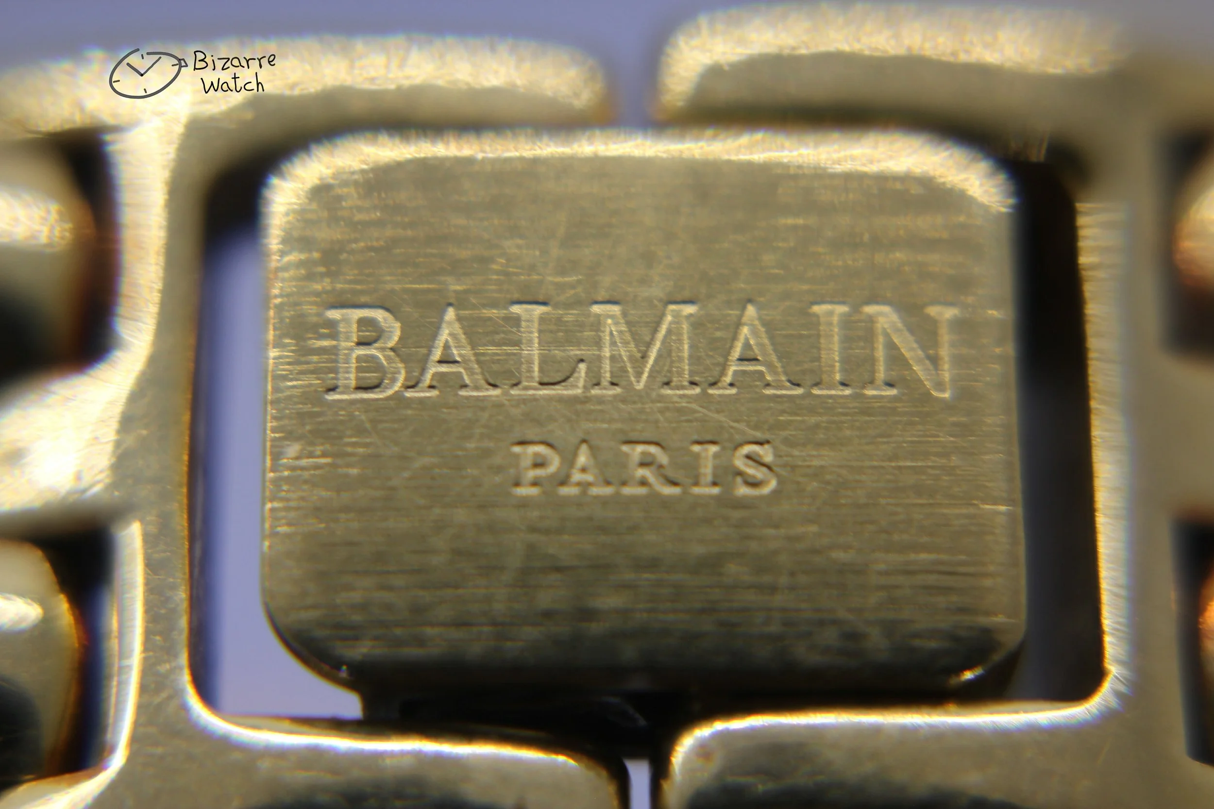 clasp bracelet links band small seconds Vintage Ladies Goldplated Pierre Balmain Subsecond Hand Watch