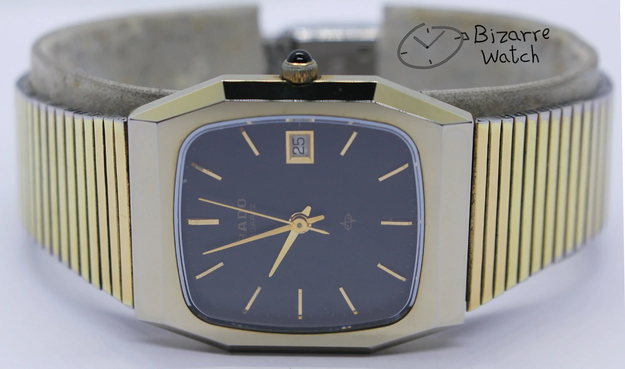 goldplated gold plated bracelet Vintage Scratchproof Rado Diastar 129.9500.9 Tunsgten Carbide Goldplated Watch men women unisex pre-owned pre-owned bizarre