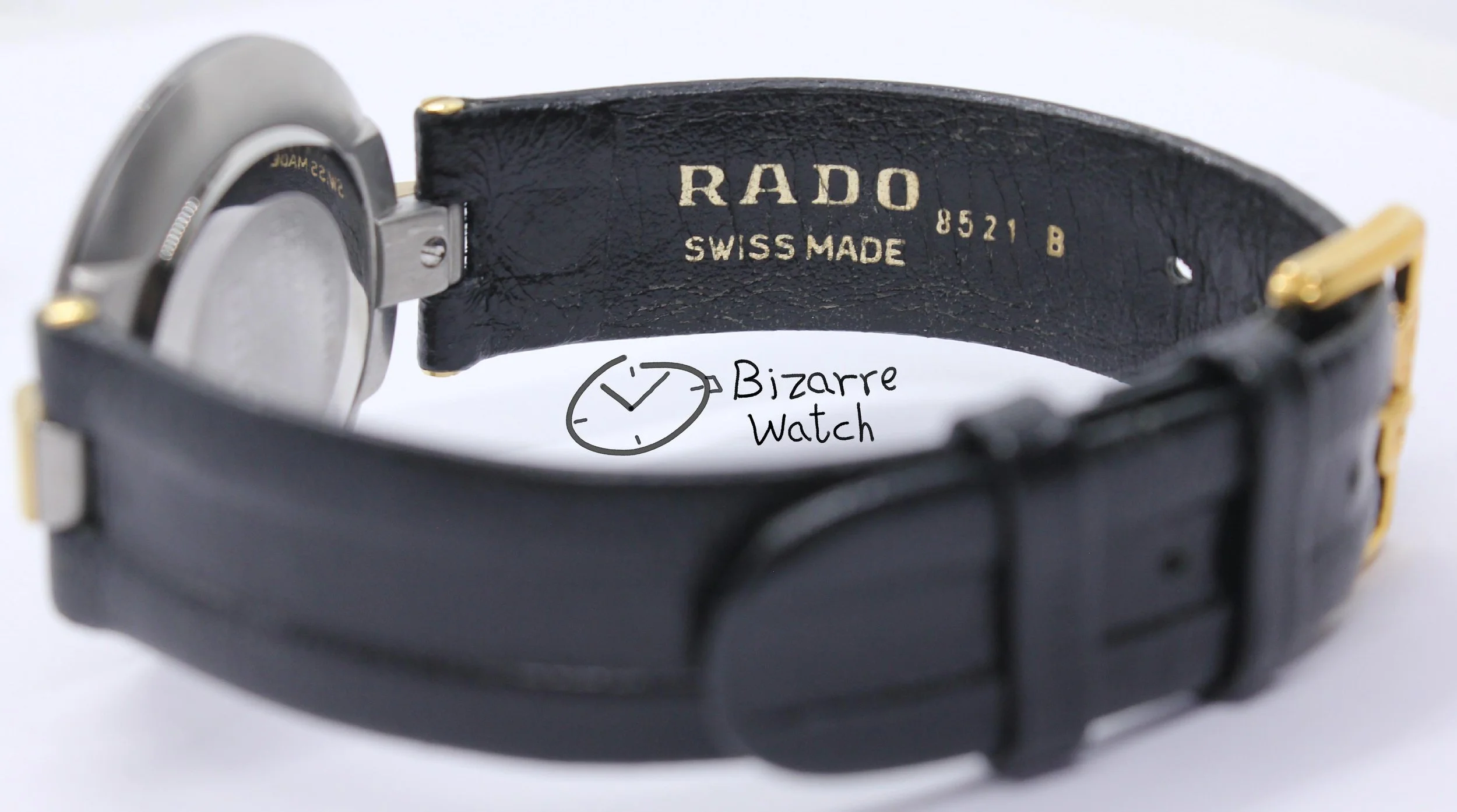 08521B 08521 B Genuine Leather strap  All Original Vintage Rado La Coupole 129.4075.4N 129.4075.4 Watch unisex women men bizarre