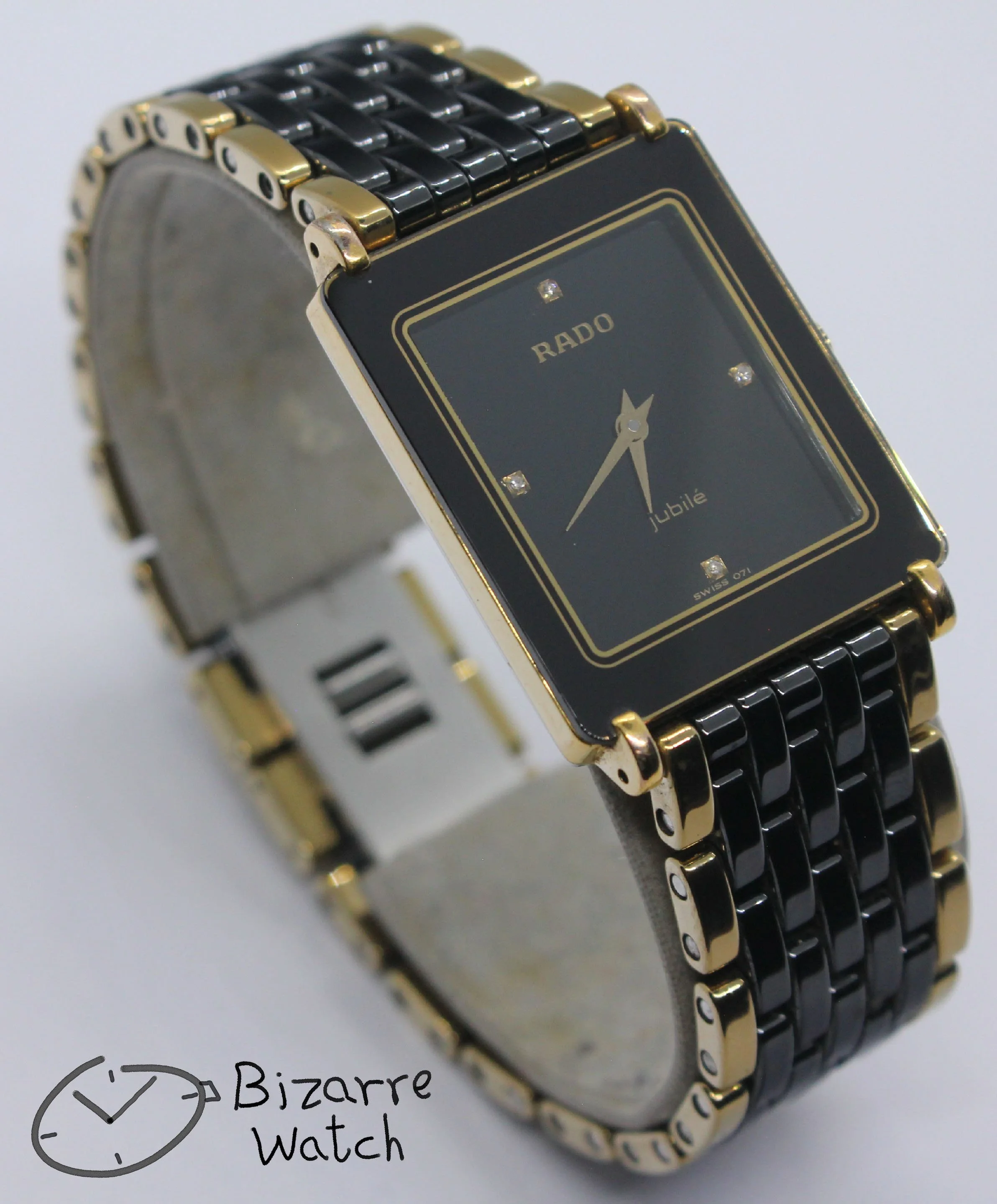 polarised polarized lens view 4 diamonds diamond vintage Jubilé Scratchproof Rado Jubile Diastar 204.0356.3 High Tech Ceramics  ceramic Watch ladies women preowned used