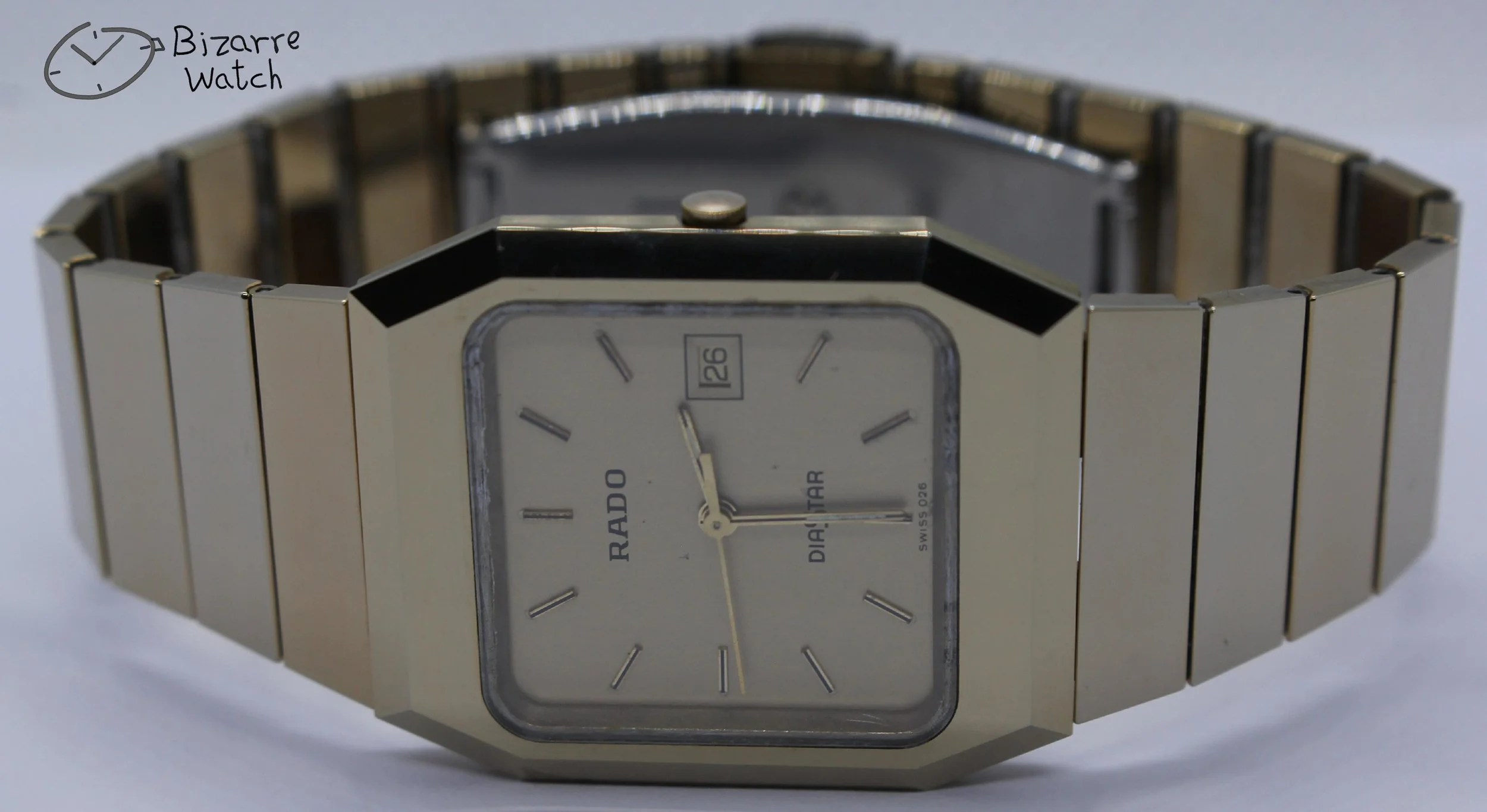 Vintage Scratchproof Rado Diastar 129.0325.3 Tungsten Mirror Finish Unisex Watch bizarre women men