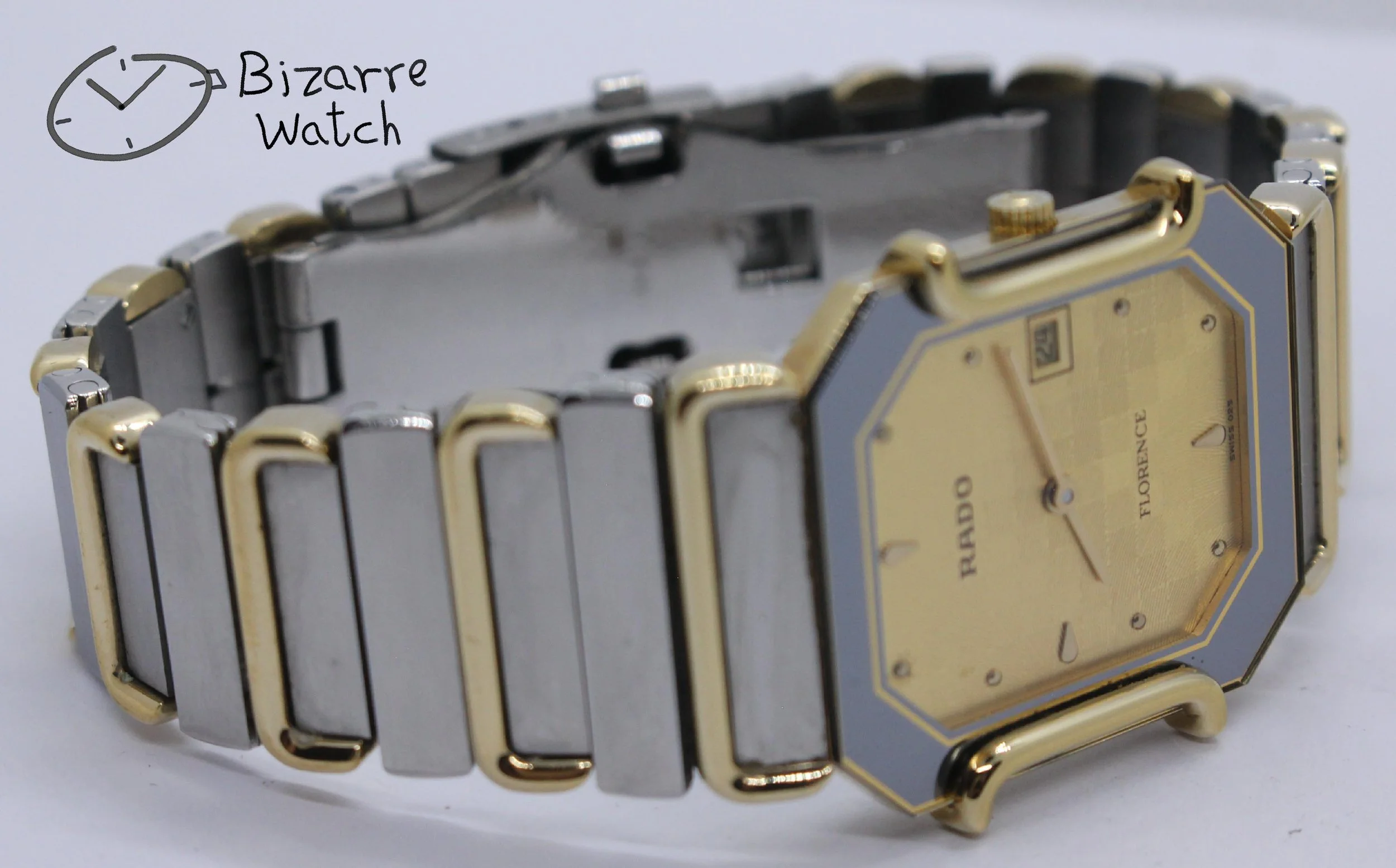polarised polarized lens view Rare Vintage Rado Florence 160.3409.2 Two Tone 28mm Watch unisex men women ladies