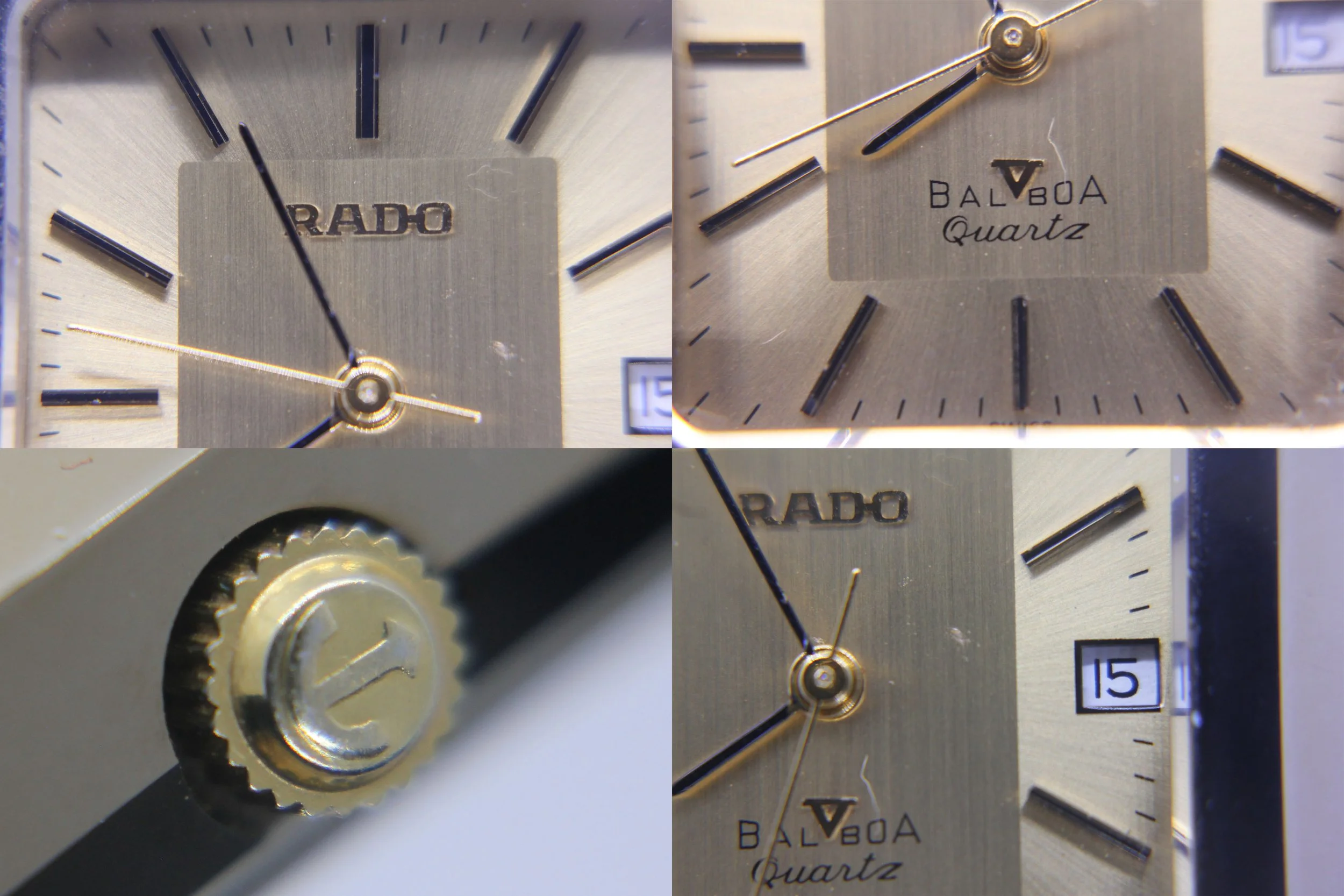 crown hands logo dial Gold Filled Vintage Scratchproof Rado Balboa K16 Tungsten Watch bizarre women men ladies gents