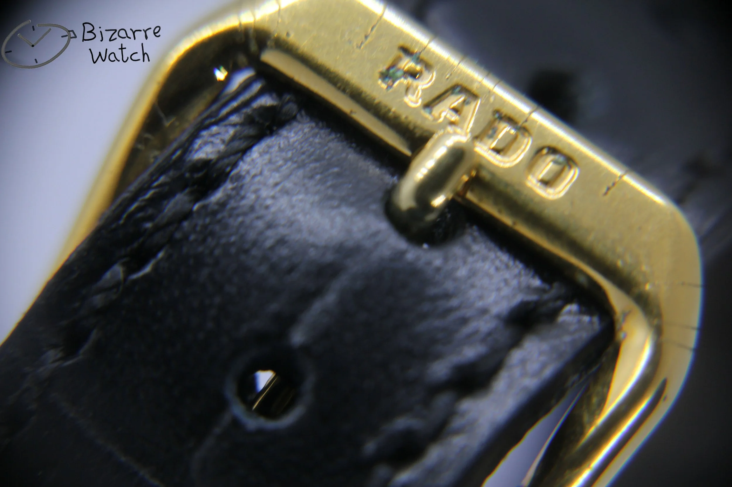 goldplated buckle Vintage Rado La Coupole 129.4075.4 129.4075.4N Genuine Leather Long Strap Watch bizarre bizarrewatch women men unisex