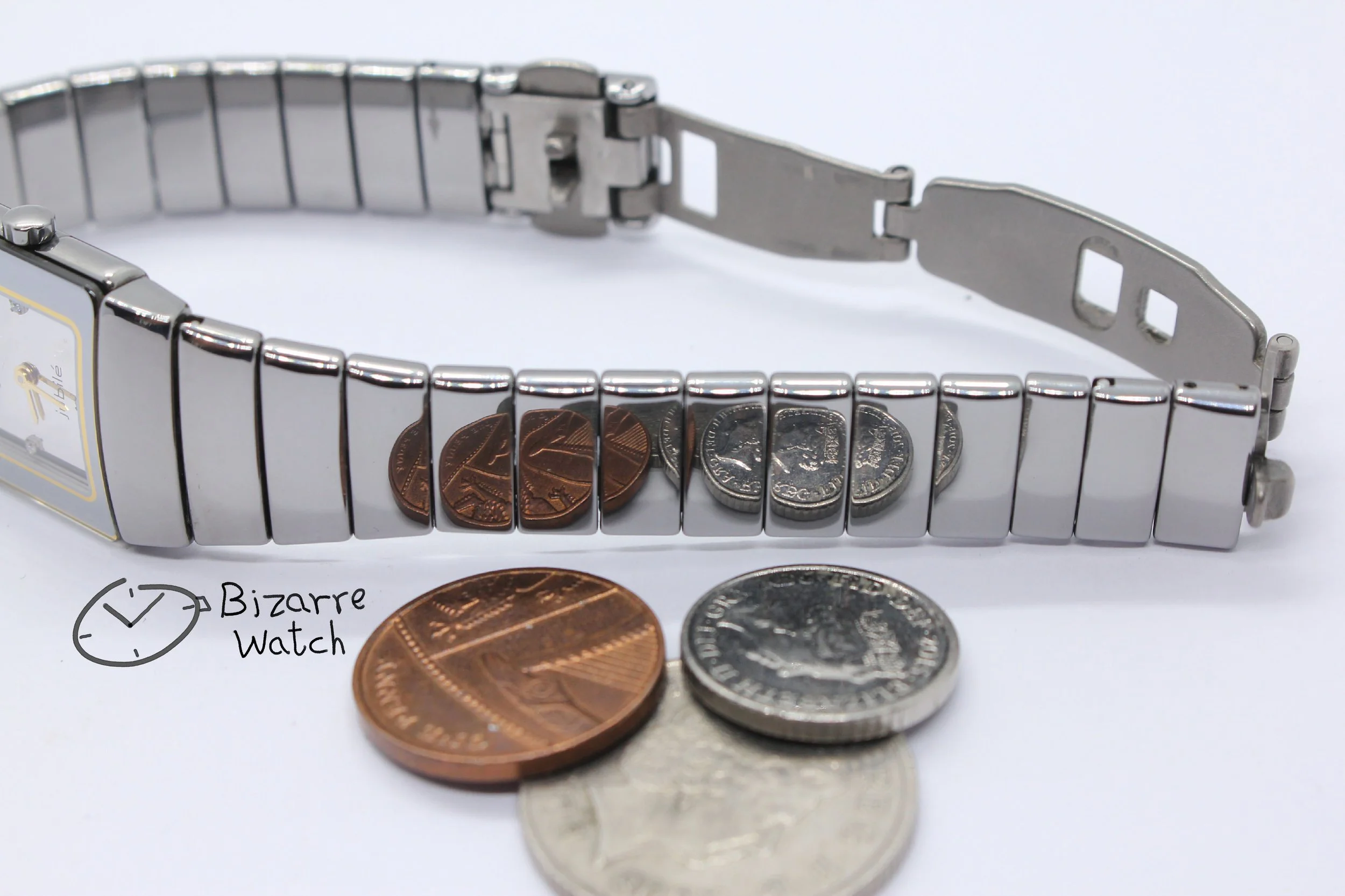 links bracelet mirror coin refection Jubilé diamond Diamonds Rado Diastar Sintra Jubile jubiee 21mm Silver 153.0334.3 Ceramic Watch ladies women bizarre bizarrewatch