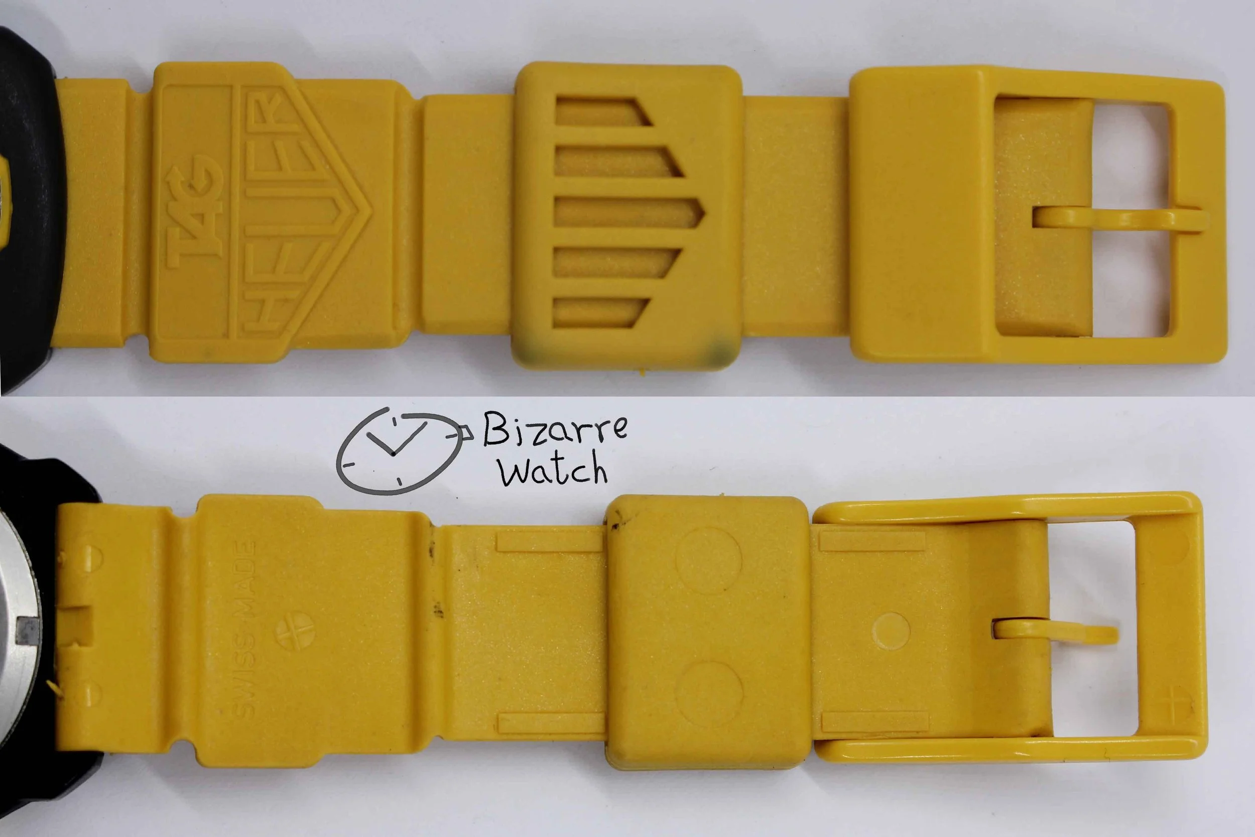 original rubber strap Vintage TAG HEUER Formula 1 200M Yellow Black 380.513 380.513/1 Yellow Watch men unisex women ladies gents bizarre
