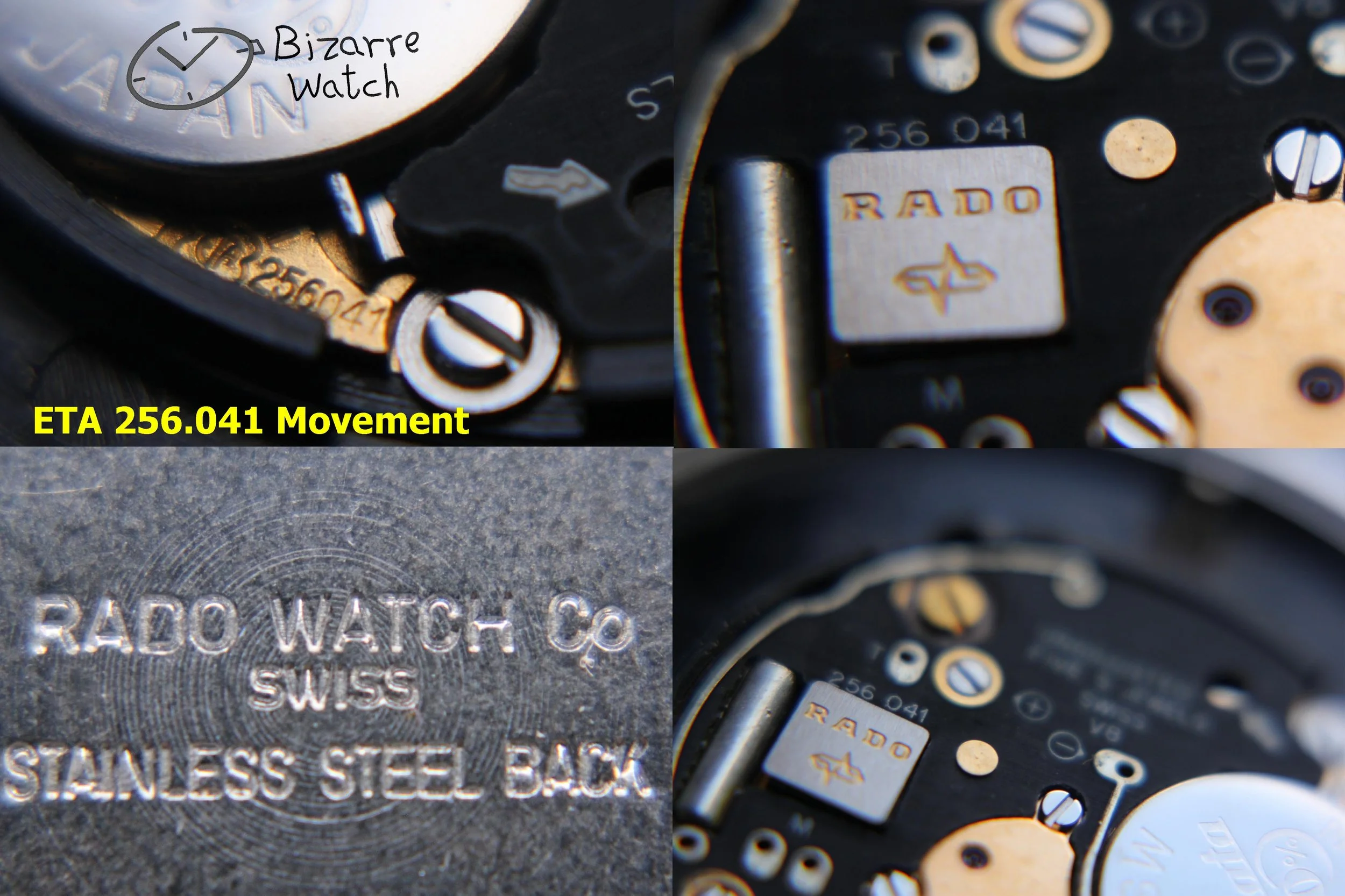 eta 256.041 movement vintage Rado Florence 160.3568.2 bracelet round date yellow Two Tone Goldplated Watch bizarre bizarrewatch women men unisex used preowned