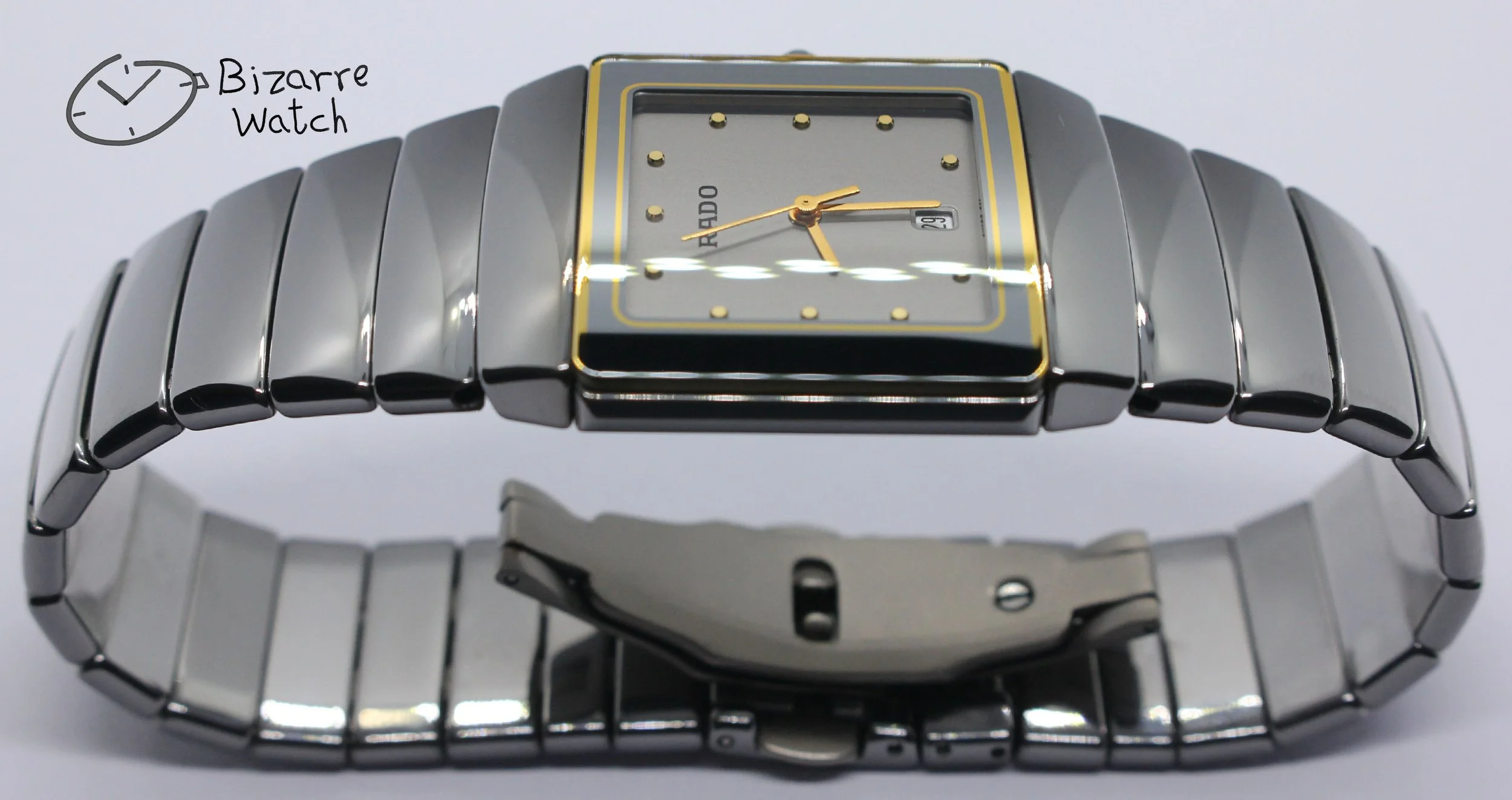 polarised lens polarized view Rado Diastar Sintra Silver Dial 29mm 152.0332.3 Ceramic Titanium Watch bizarrewatch bizarre women men unisex